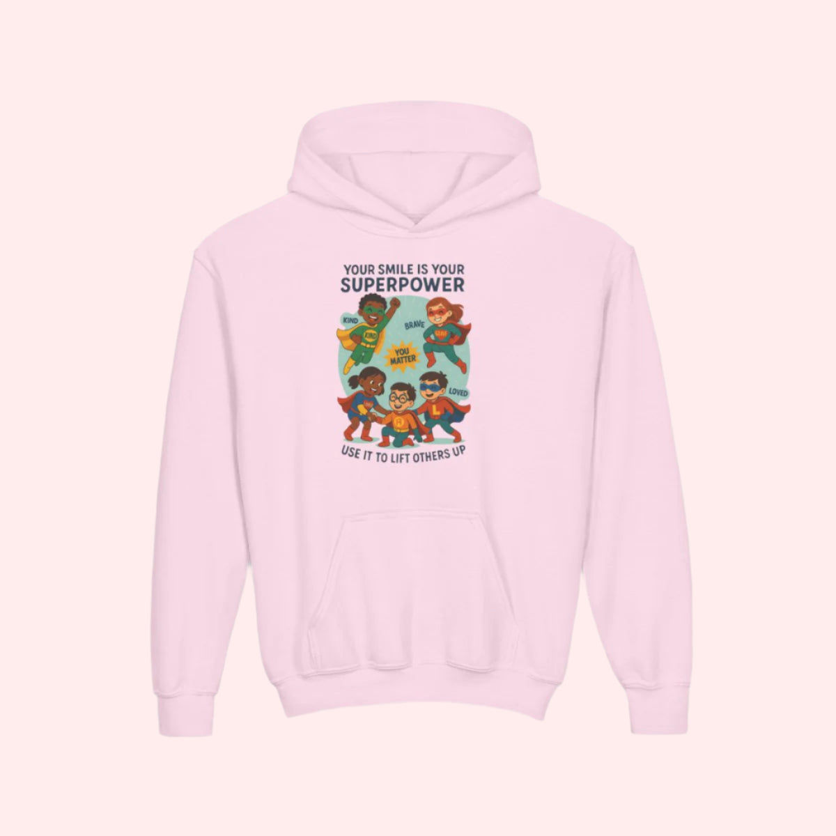 Smile “Superhero” Kids Hoodie - Smile Clothing
