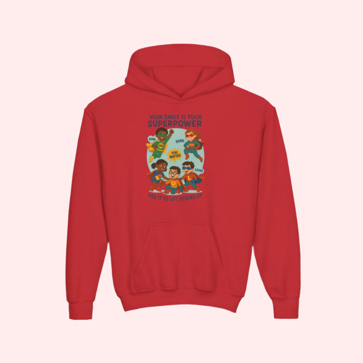 Smile “Superhero” Kids Hoodie - Smile Clothing