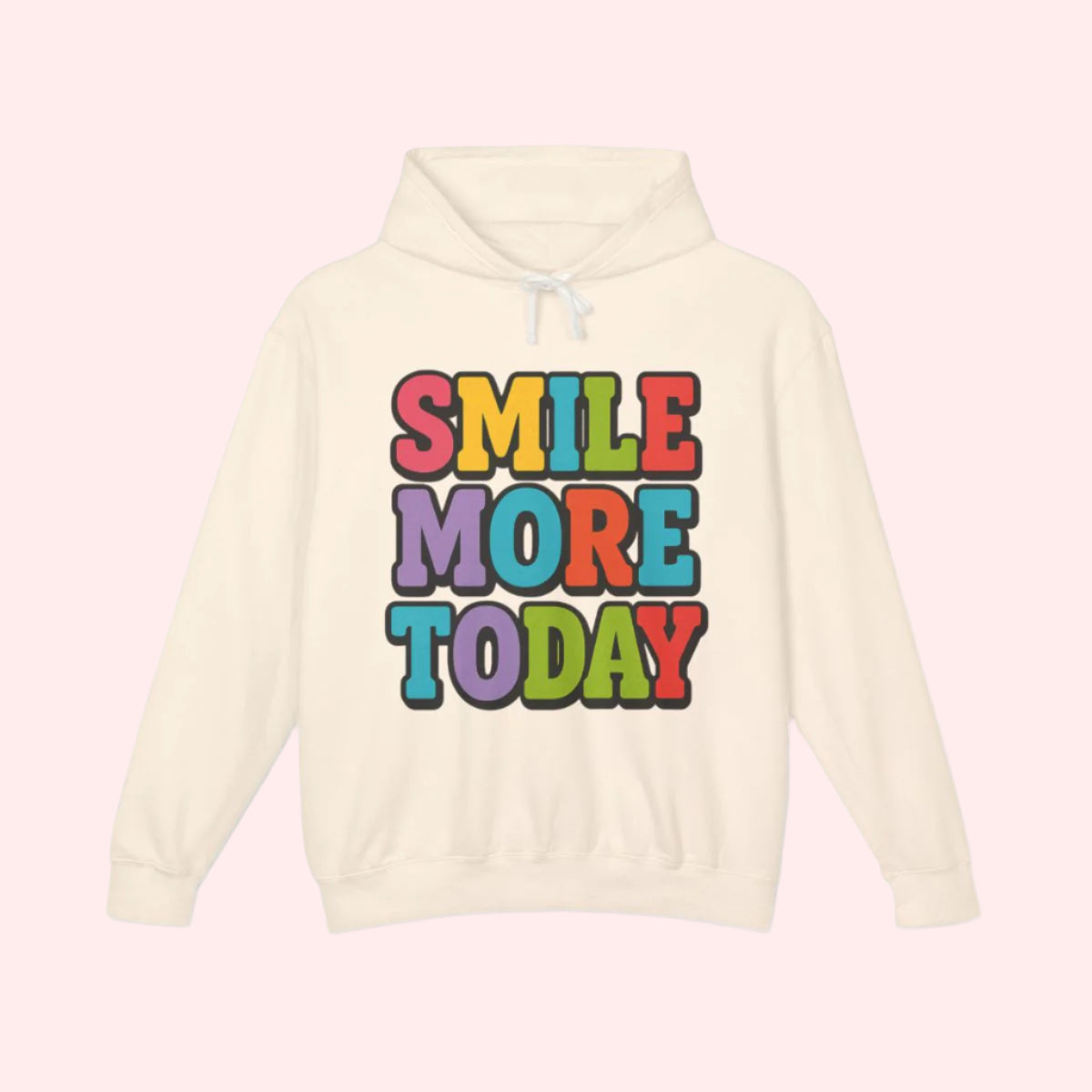 Smile “Smile More Today” Colorblock Hoodie - Smile Clothing
