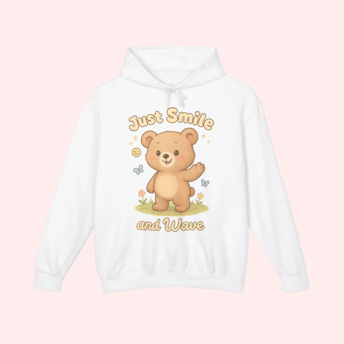 Just Smile And Wave Hoodie - Smile Clothing
