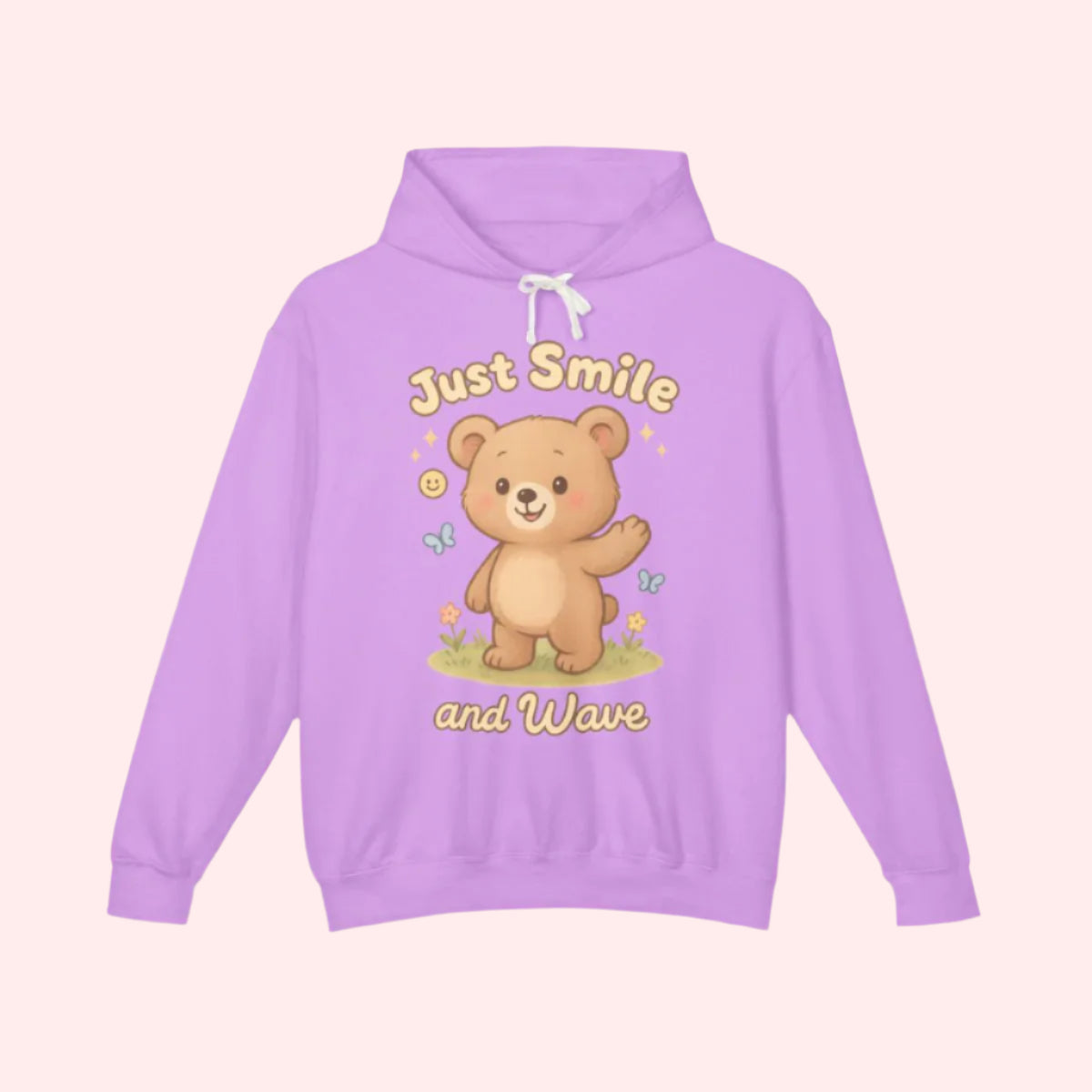 Just Smile And Wave Hoodie - Smile Clothing