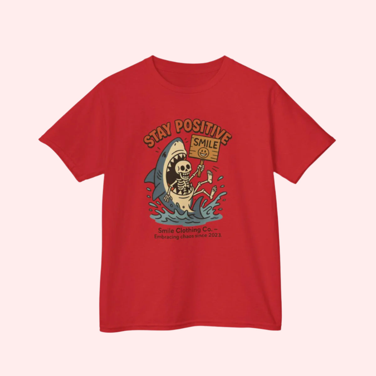 Stay Positive Kids Shirt - Smile Clothing