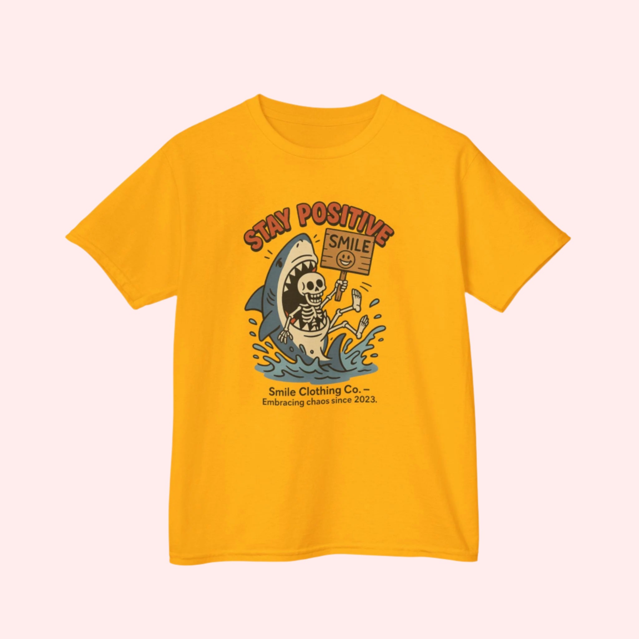 Stay Positive Kids Shirt - Smile Clothing