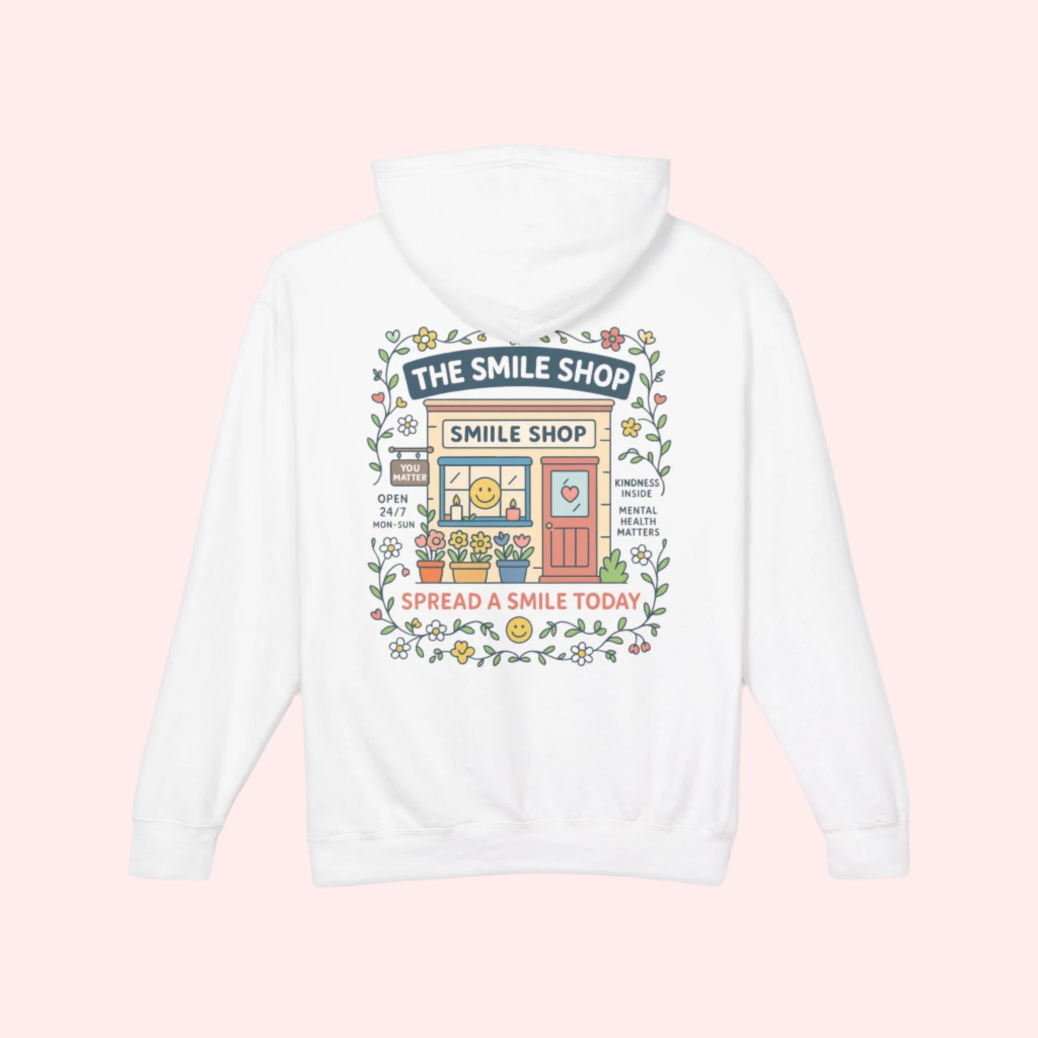 Smile "Flower Shop" Hoodie - Smile Clothing