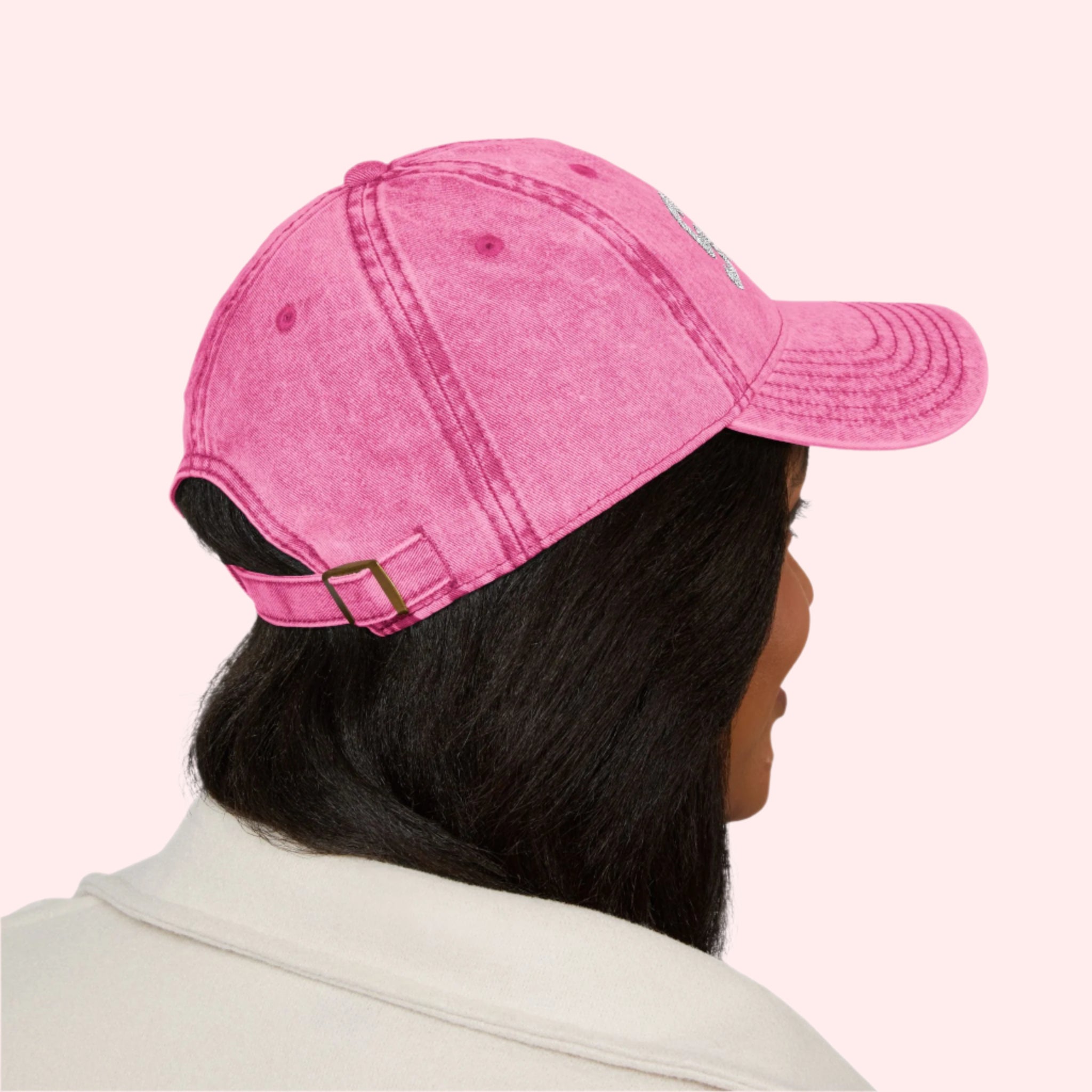 Vintage Pink Smile Hat - Smile Clothing