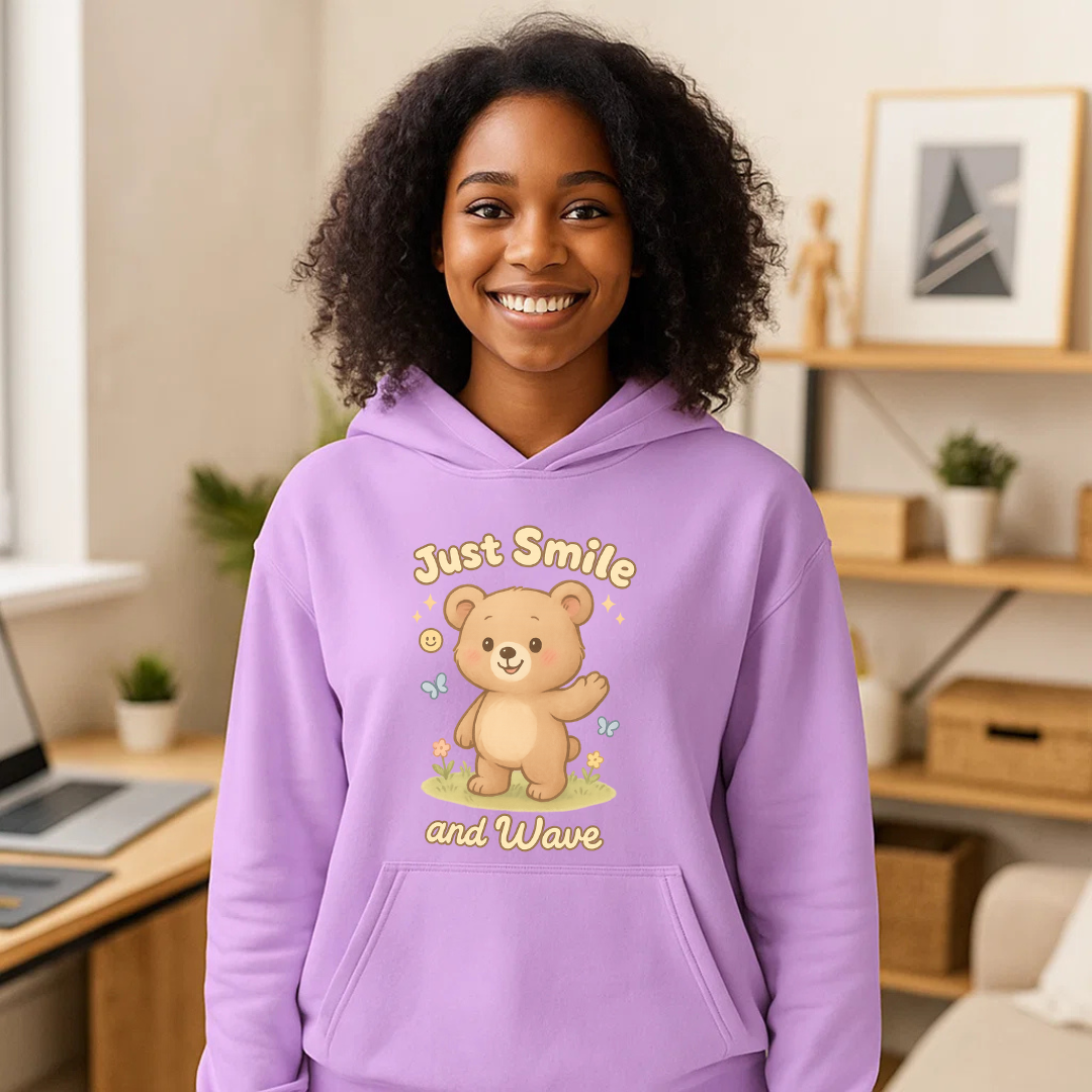 Just Smile And Wave Hoodie