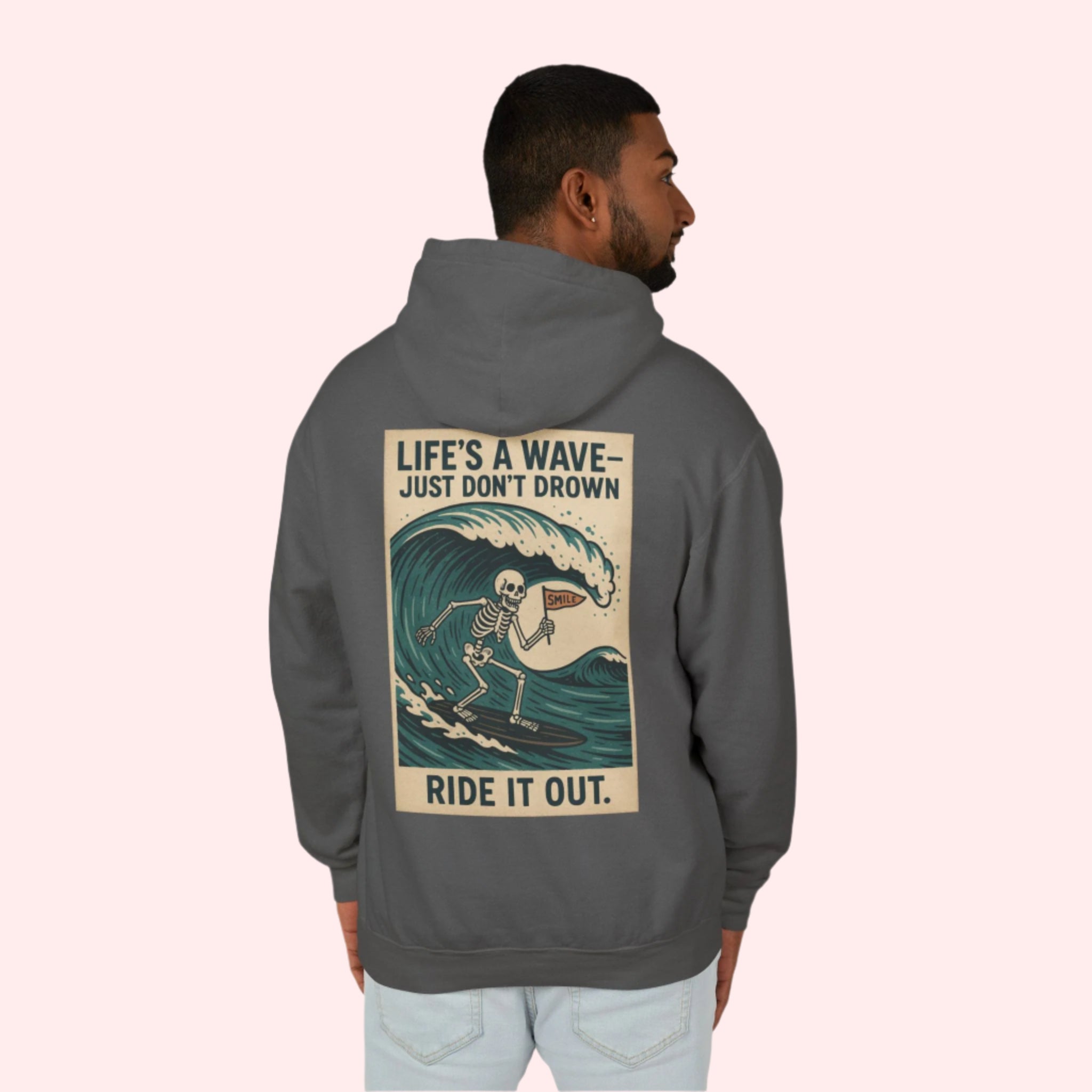 Smile Ride The Wave Hoodie