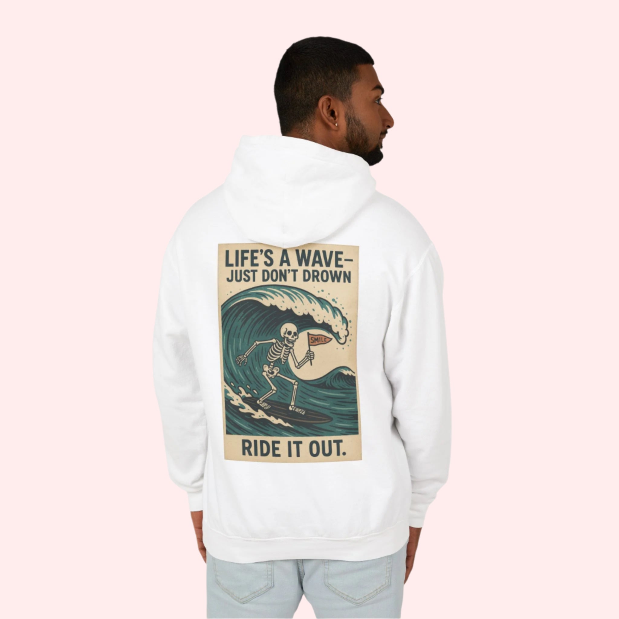 Smile Ride The Wave Hoodie