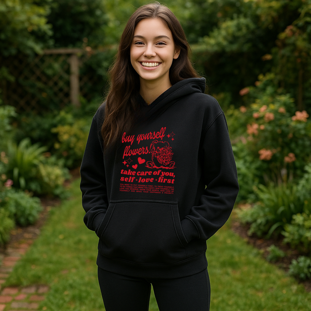 Buy Yourself Flowers Hoodie