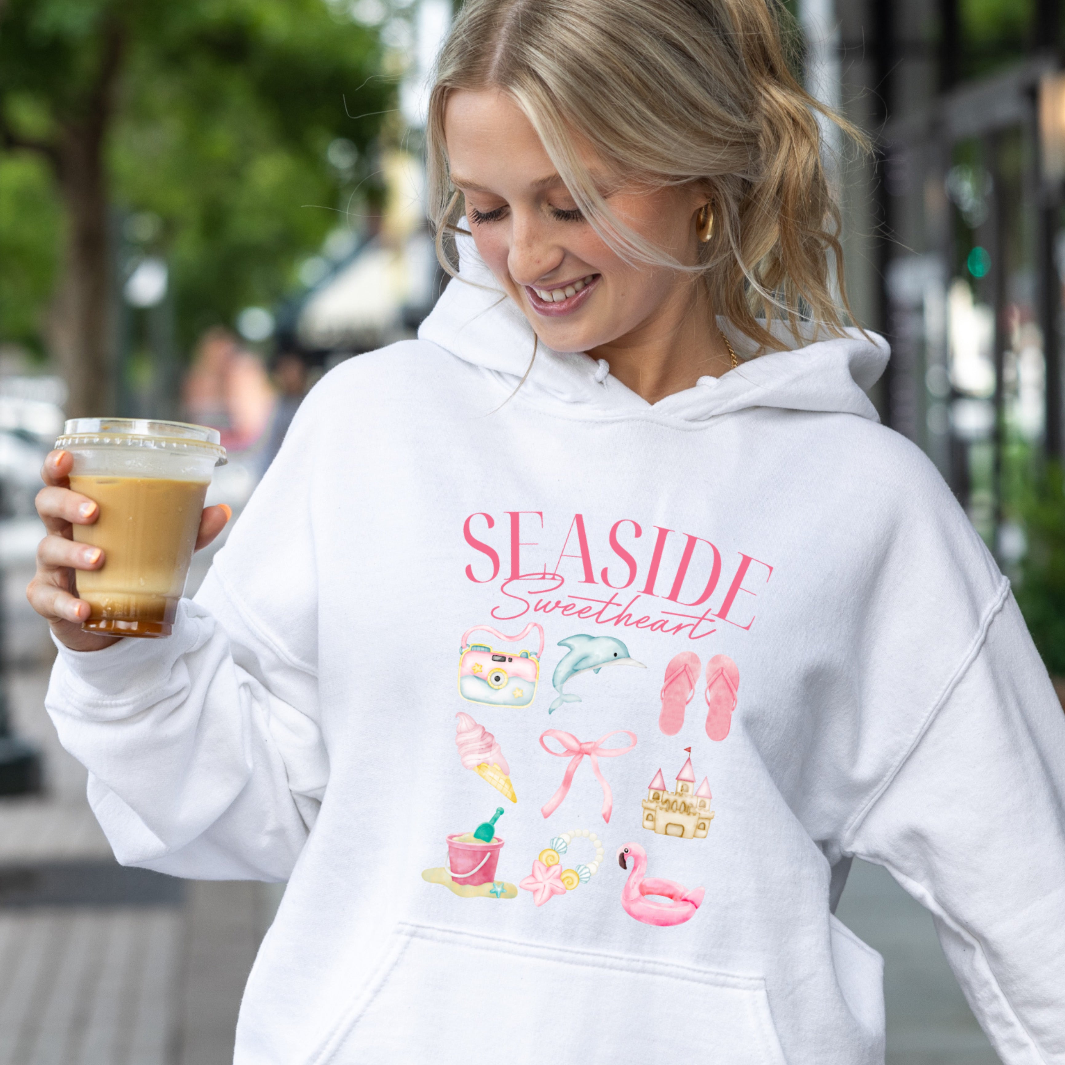 Seaside Sweetheart Hoodie - Smile Clothing