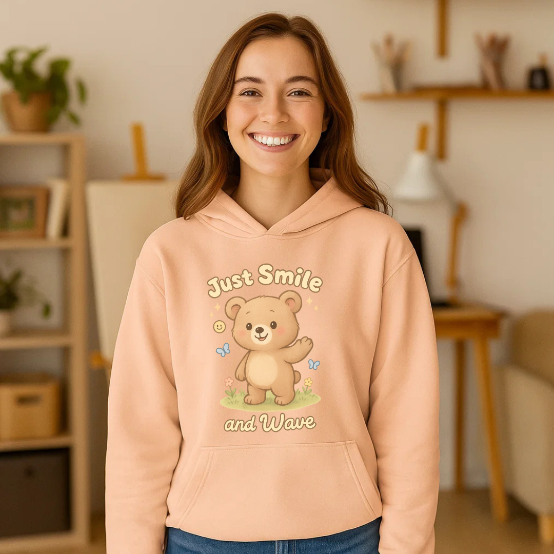 Just Smile And Wave Hoodie