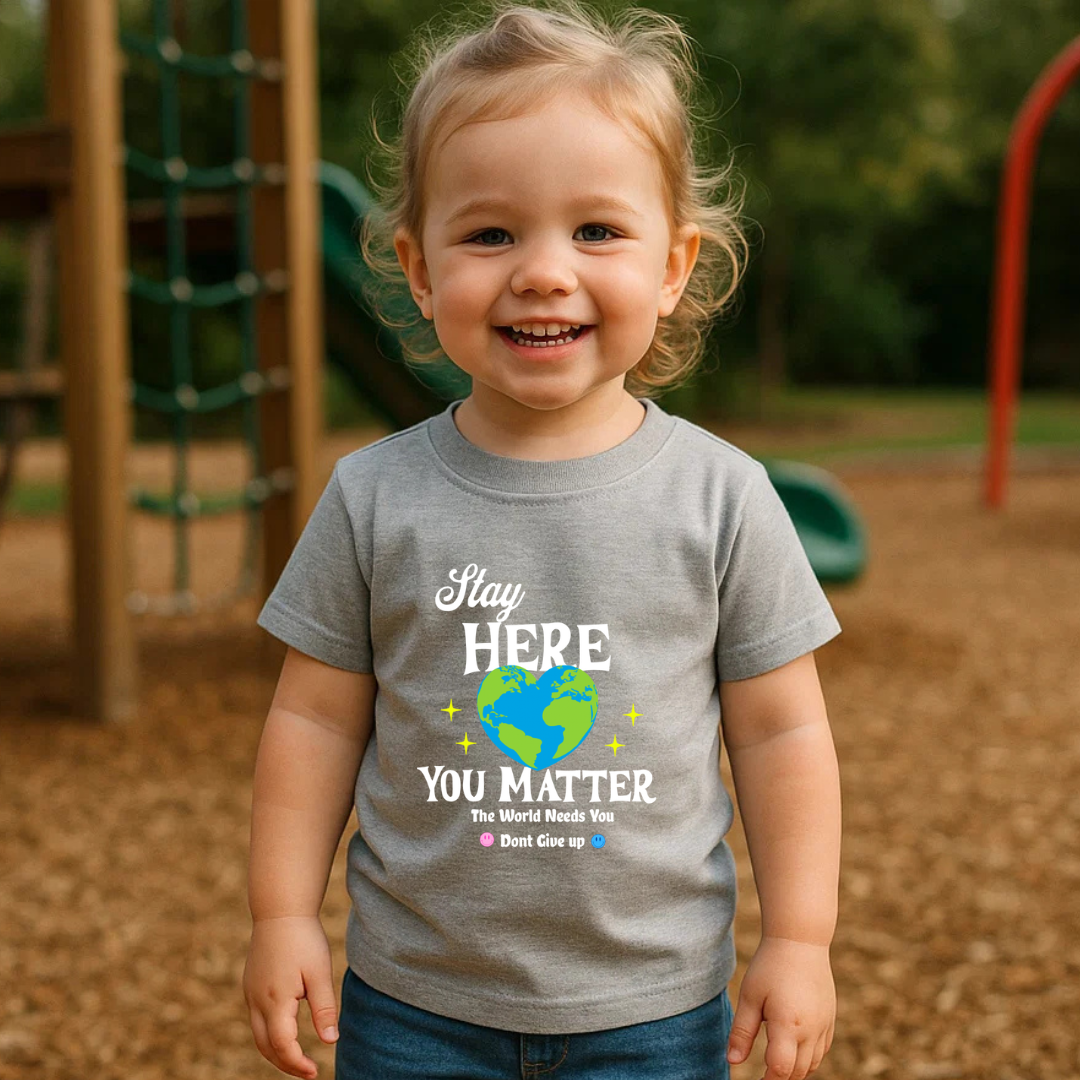 Stay Here Toddler Shirt