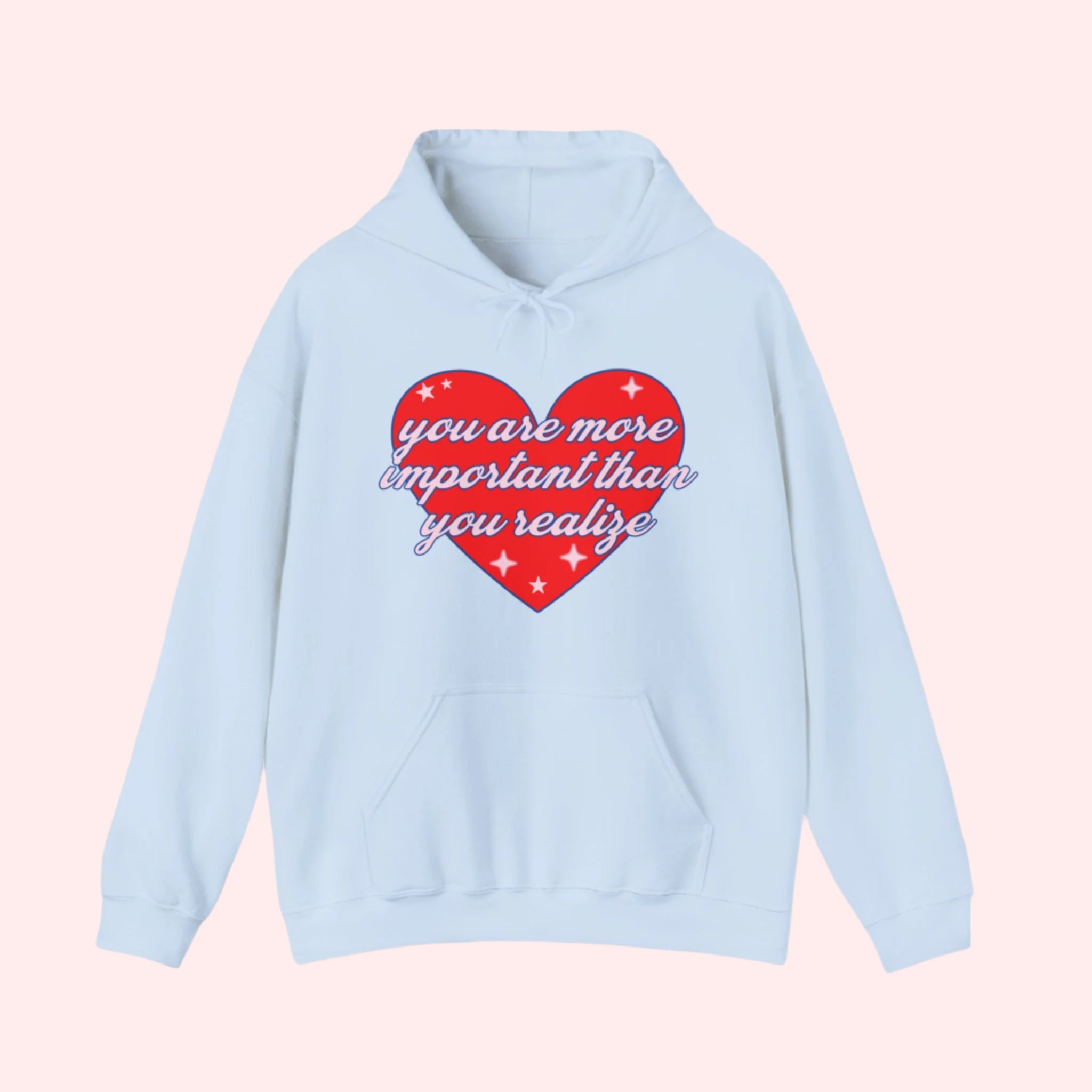 Smile You Are Important Hoodie - Smile Clothing