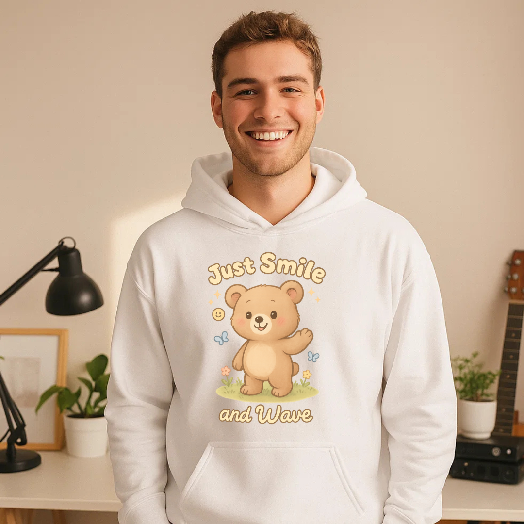 Just Smile And Wave Hoodie