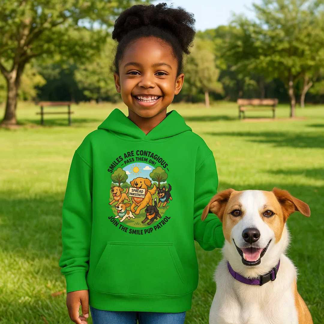 Smile “Pup Patrol” Kids Hoodie