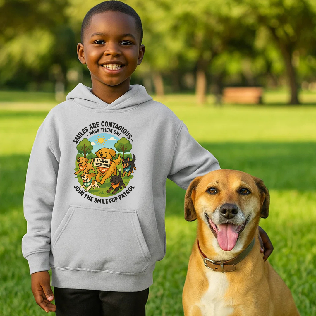Smile “Pup Patrol” Kids Hoodie