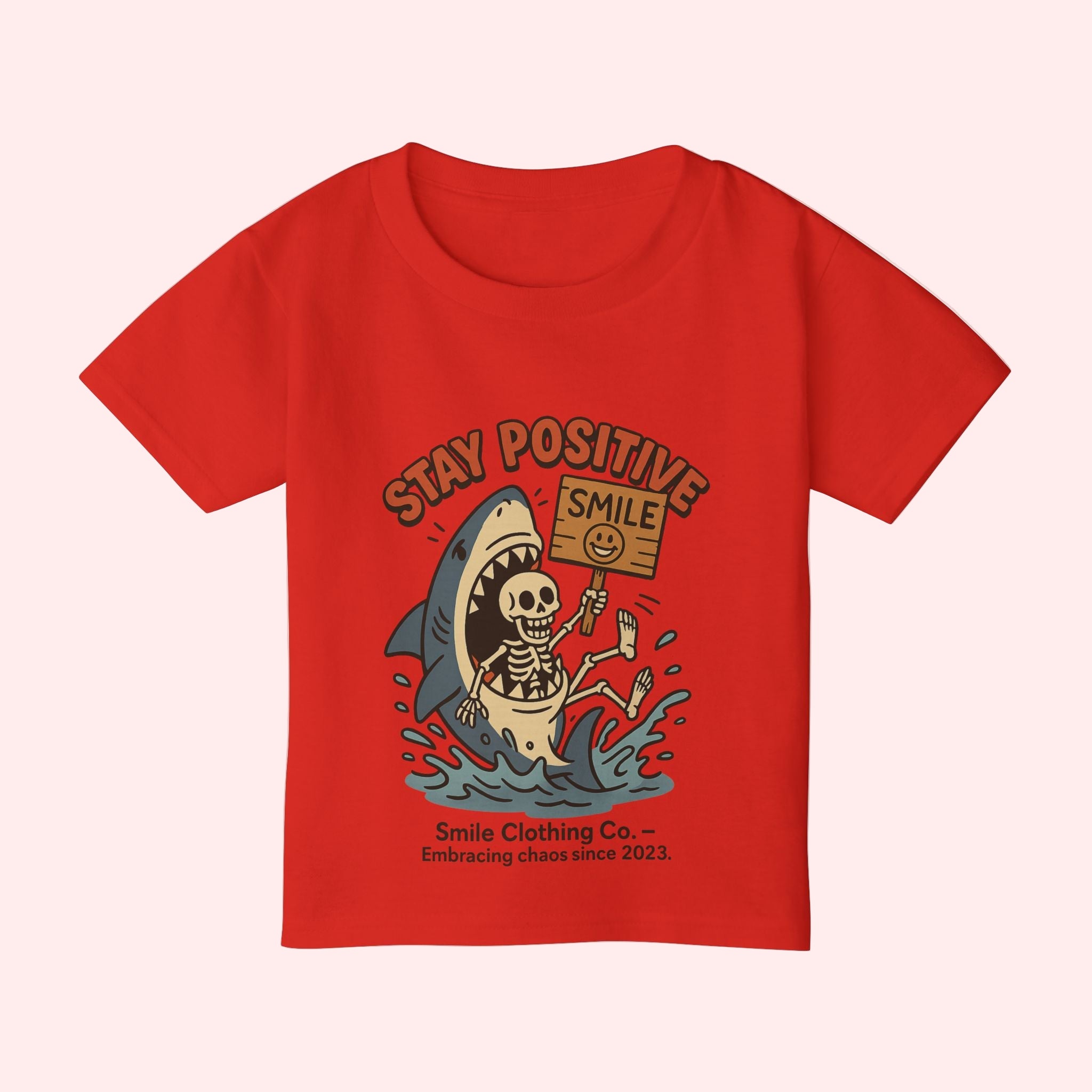 Stay Positive Toddler Shirt - Smile Clothing
