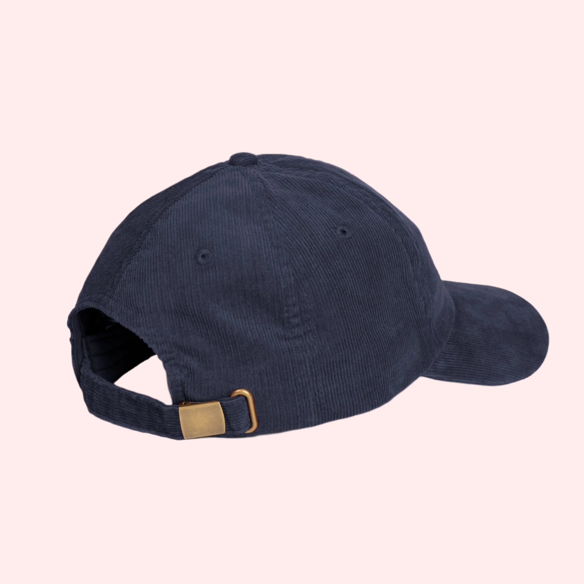 Smile Signature Vintage Corduroy Hat – Navy Blue