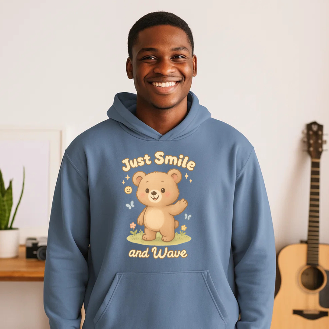 Just Smile And Wave Hoodie