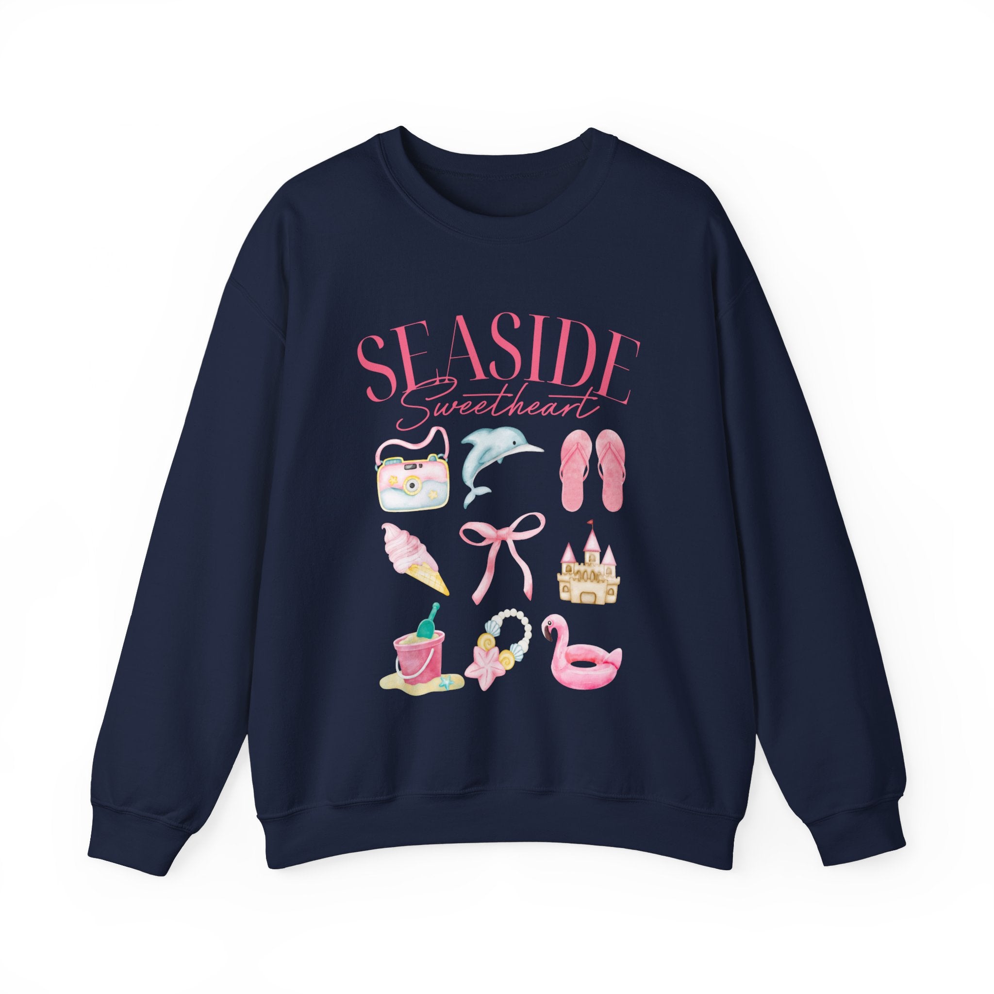 Seaside Sweetheart Crewneck - Smile Clothing