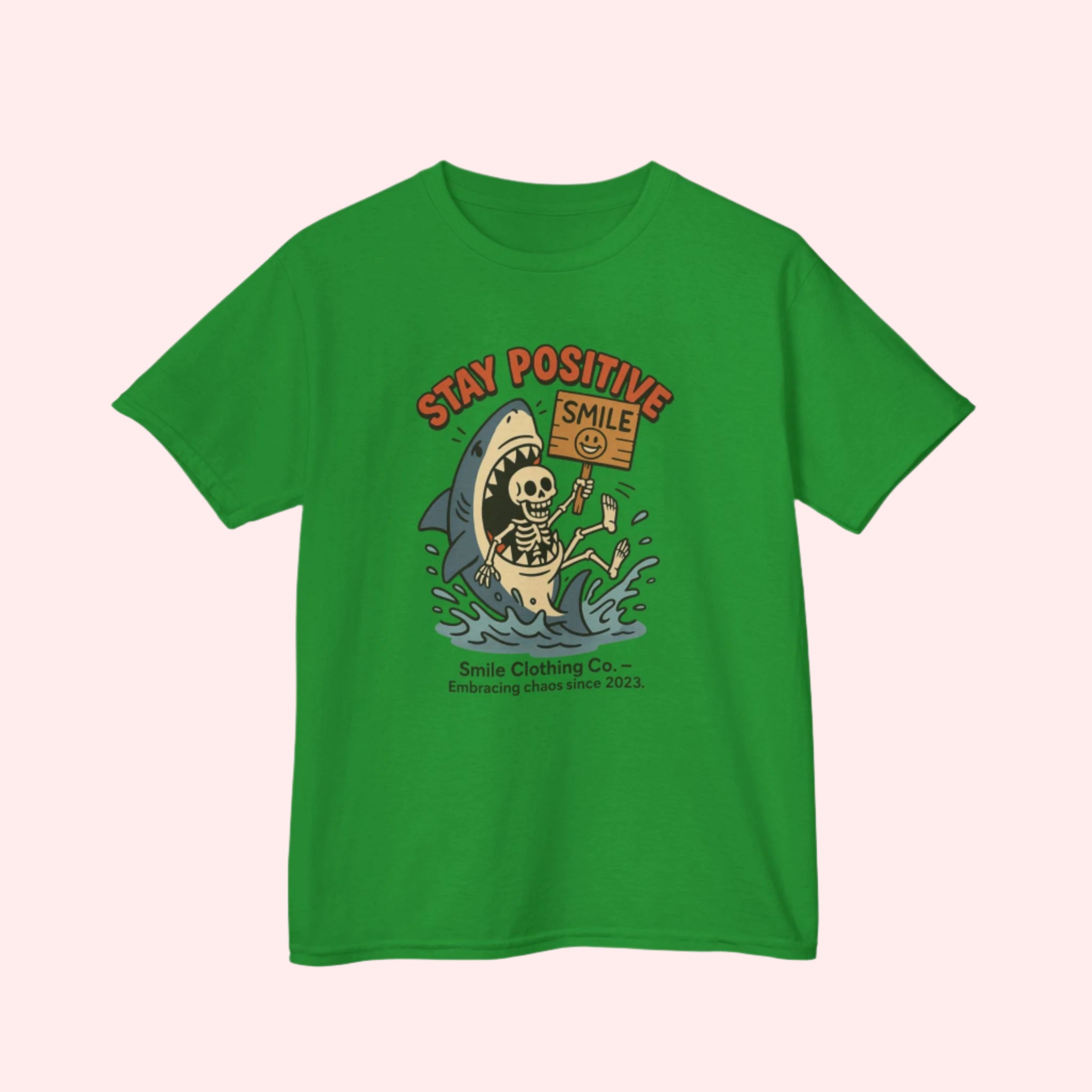 Stay Positive Kids Shirt - Smile Clothing
