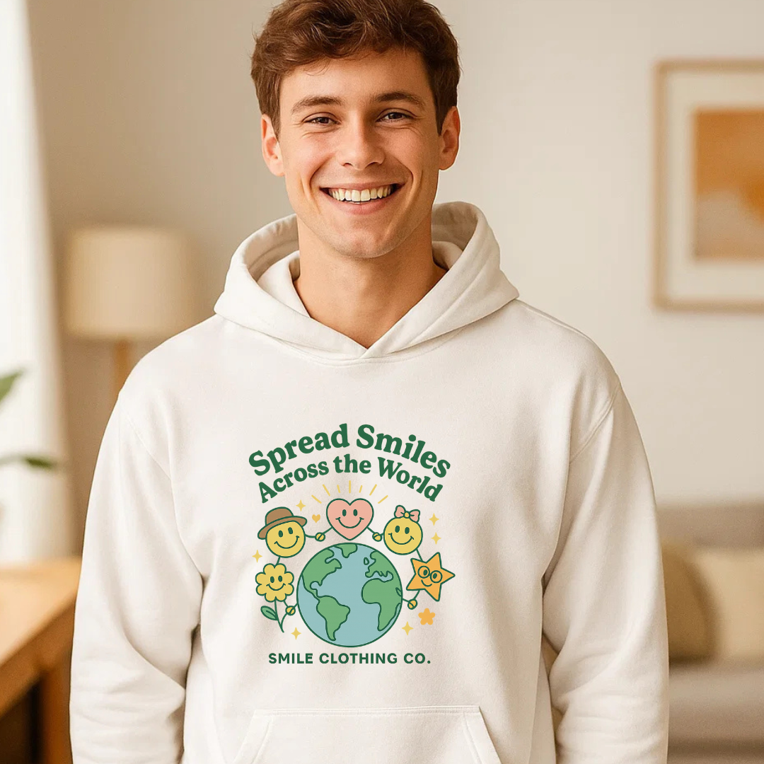Spread Smiles Across the World Hoodie