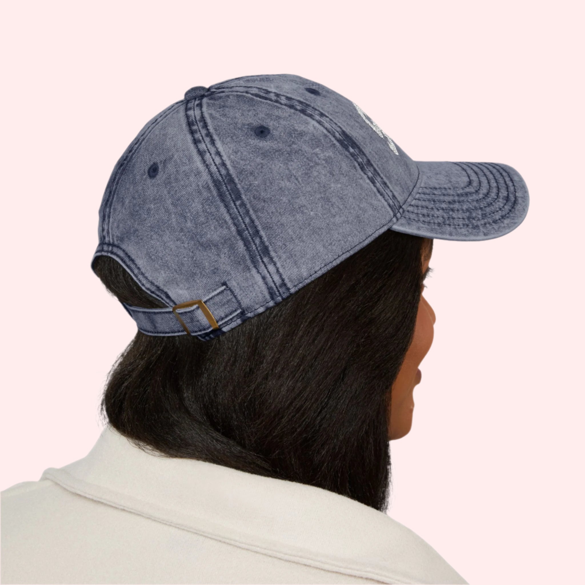 Vintage Navy Blue Smile Hat - Smile Clothing