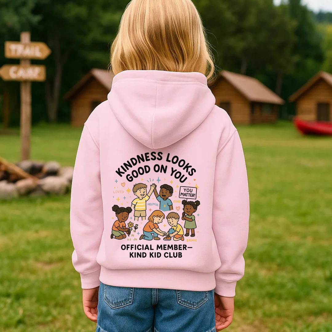 Smile “Kind Kid Club” Kids Hoodie