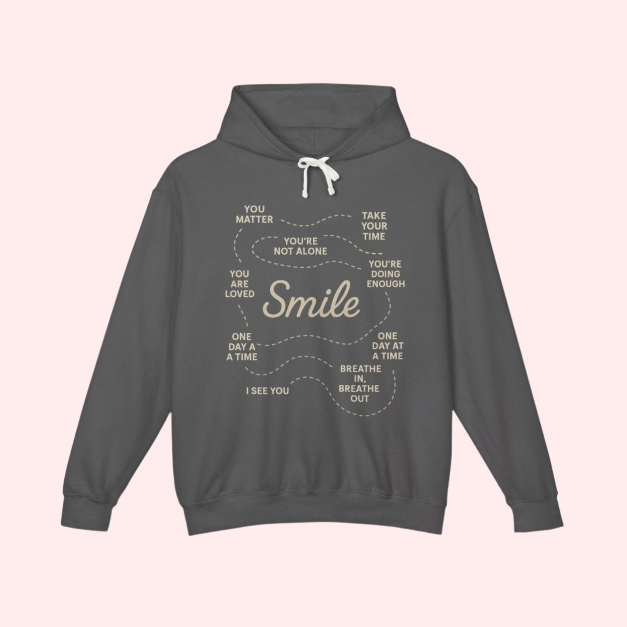 Smile Words That Heal Hoodie - Smile Clothing