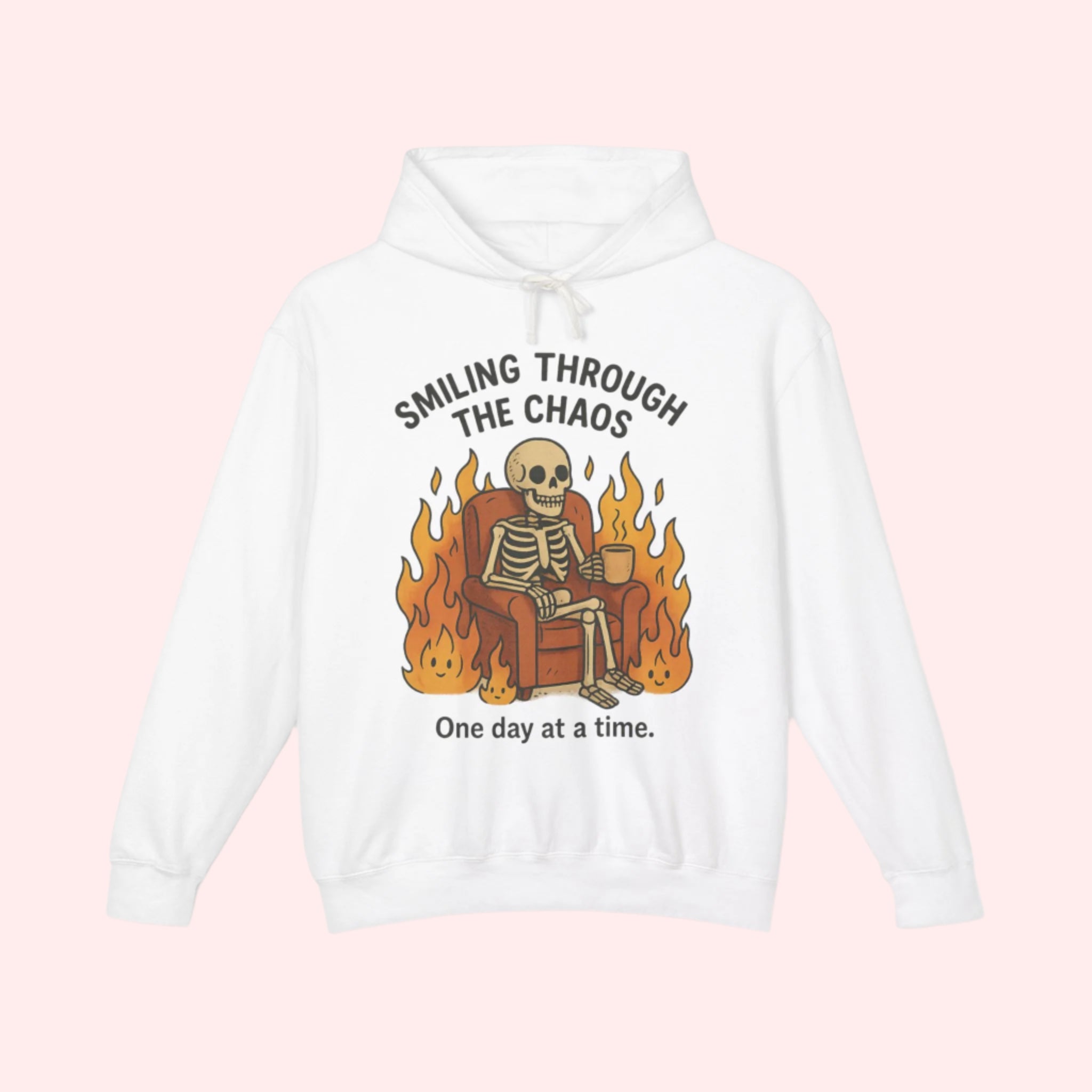 Smiling Through Chaos Hoodie - Smile Clothing