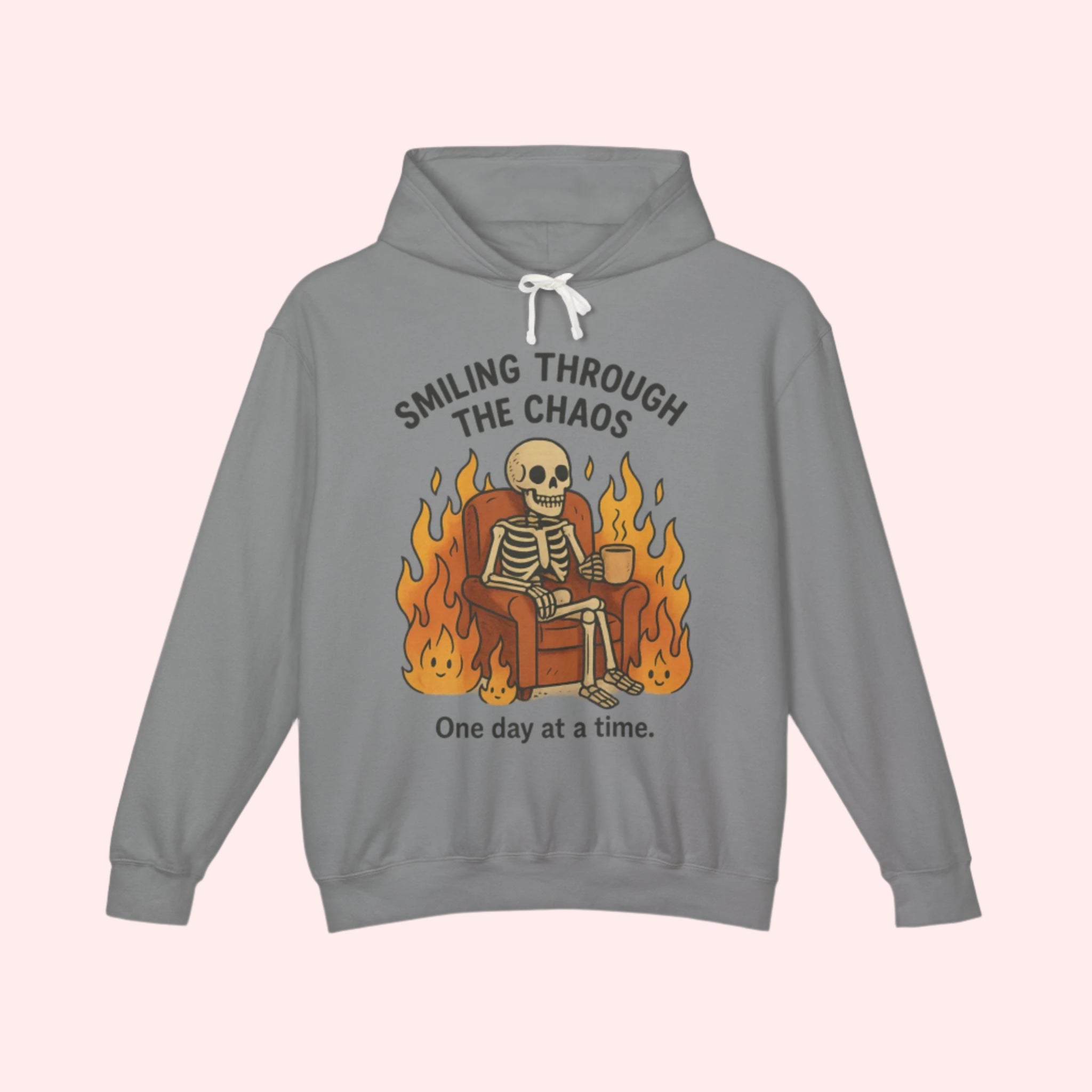 Smiling Through Chaos Hoodie - Smile Clothing