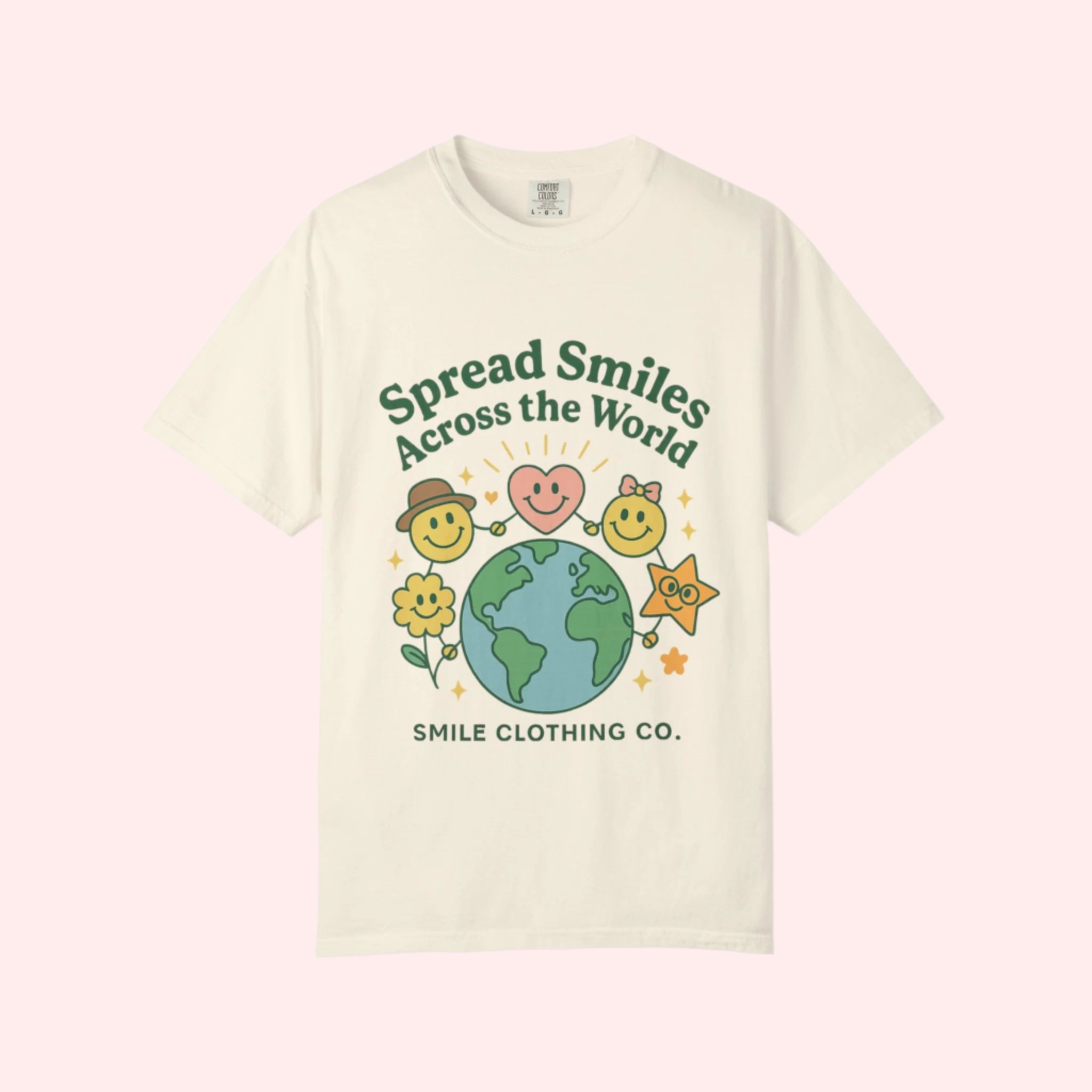 Spread Smiles Across the World Shirt - Smile Clothing