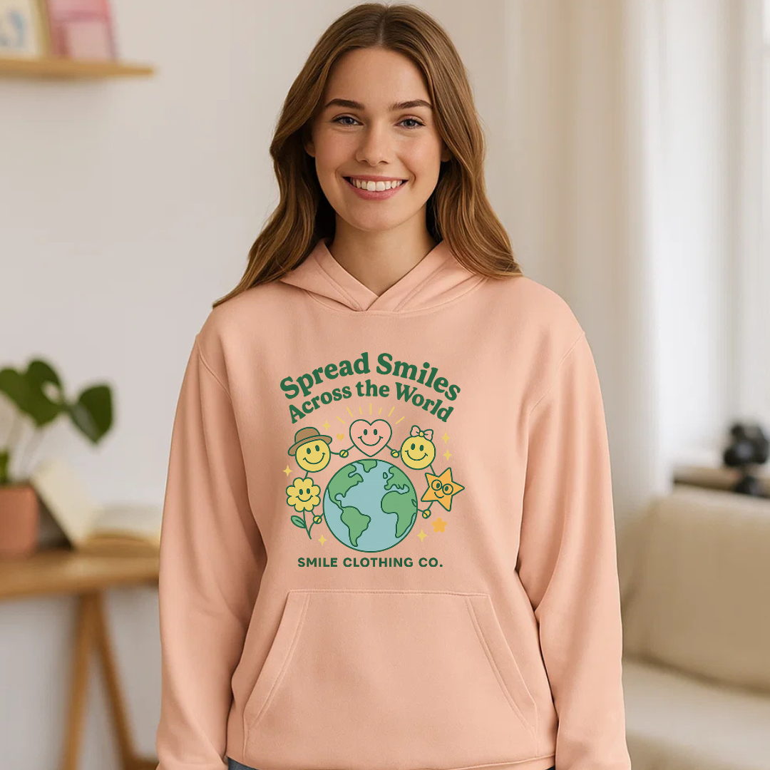 Spread Smiles Across the World Hoodie