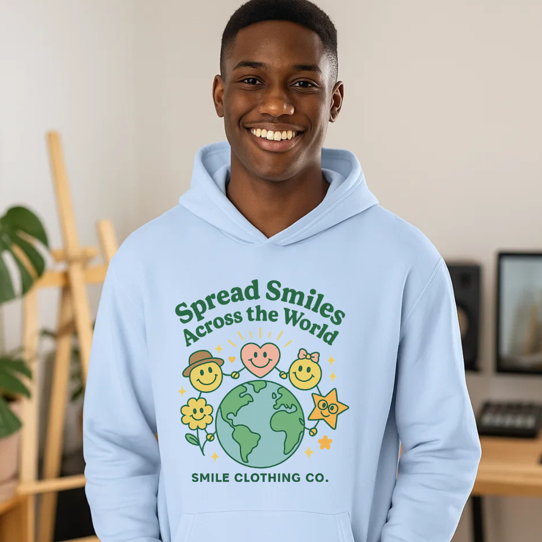 Spread Smiles Across the World Hoodie