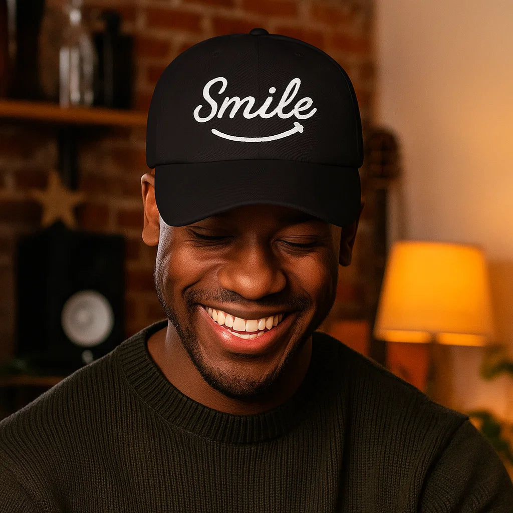 Smile Signature Hat Black - Smile Clothing