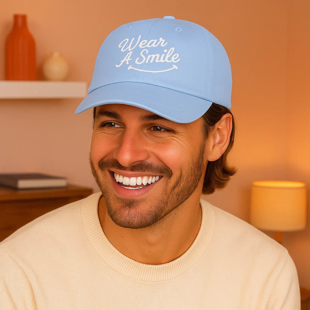 Wear A Smile Light Blue - Smile Clothing