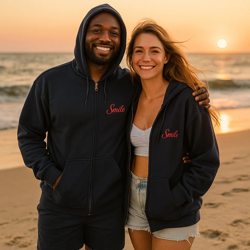 Signature Full Zip Navy Hoodie