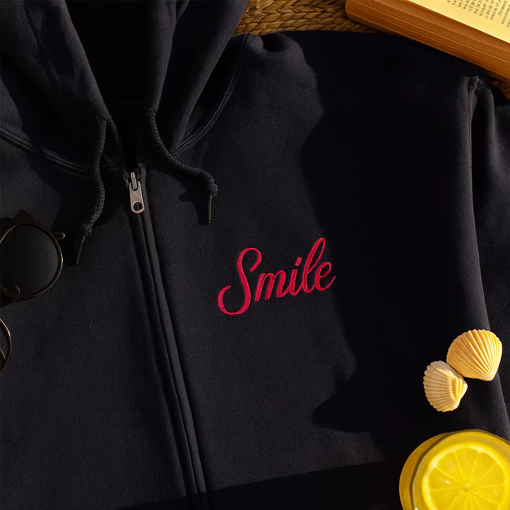 Signature Full Zip Navy Hoodie