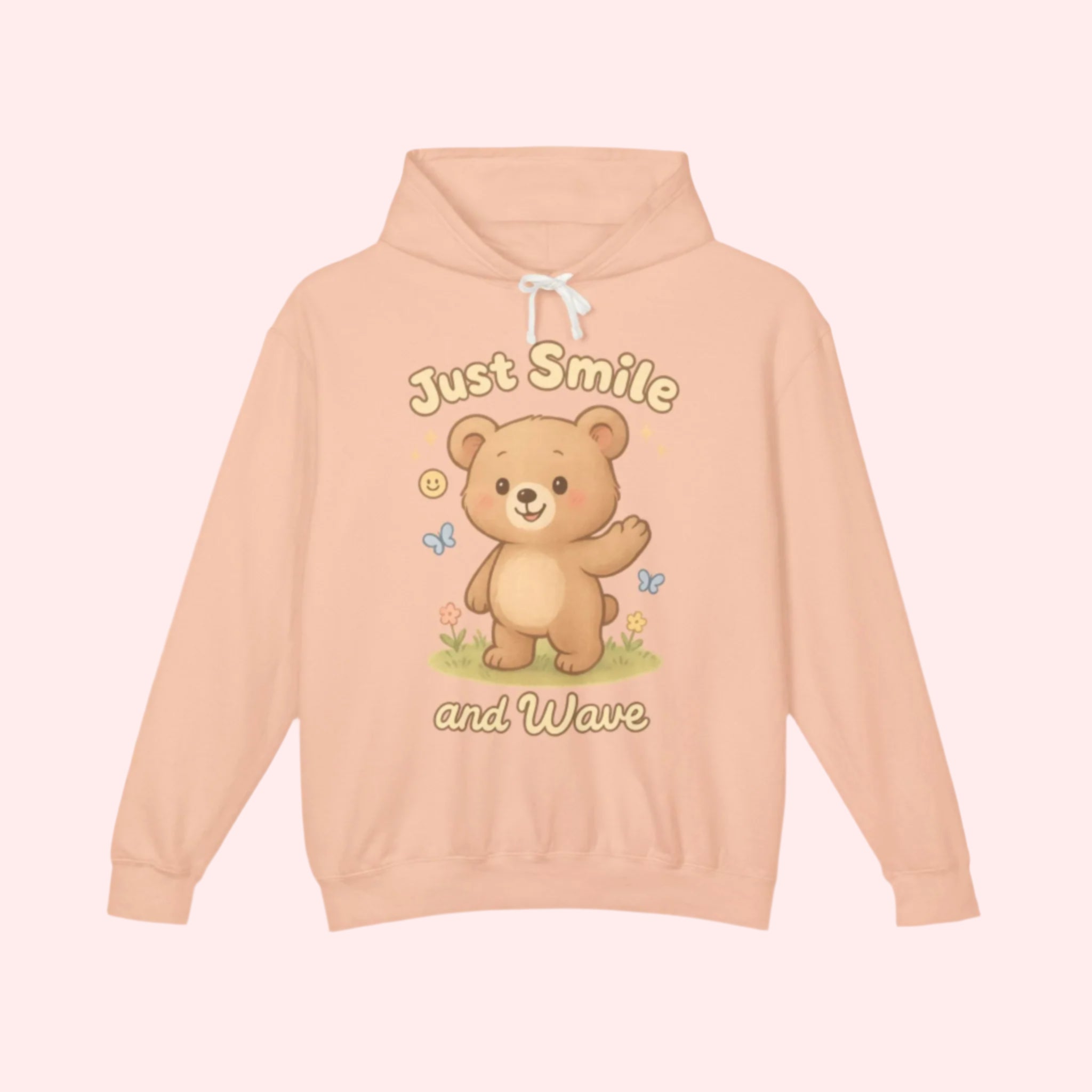 Just Smile And Wave Hoodie