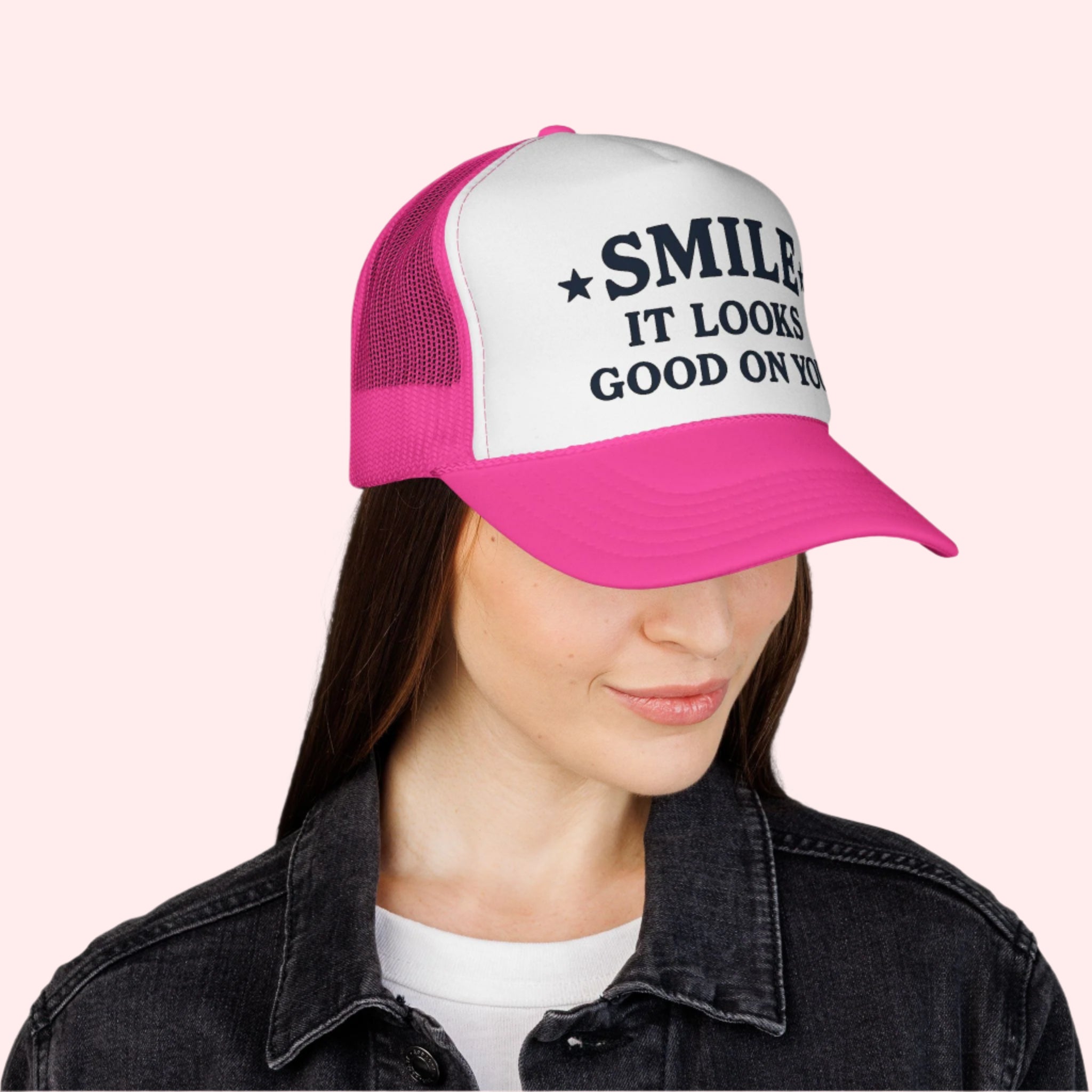 Smile It Looks Good On You Hat