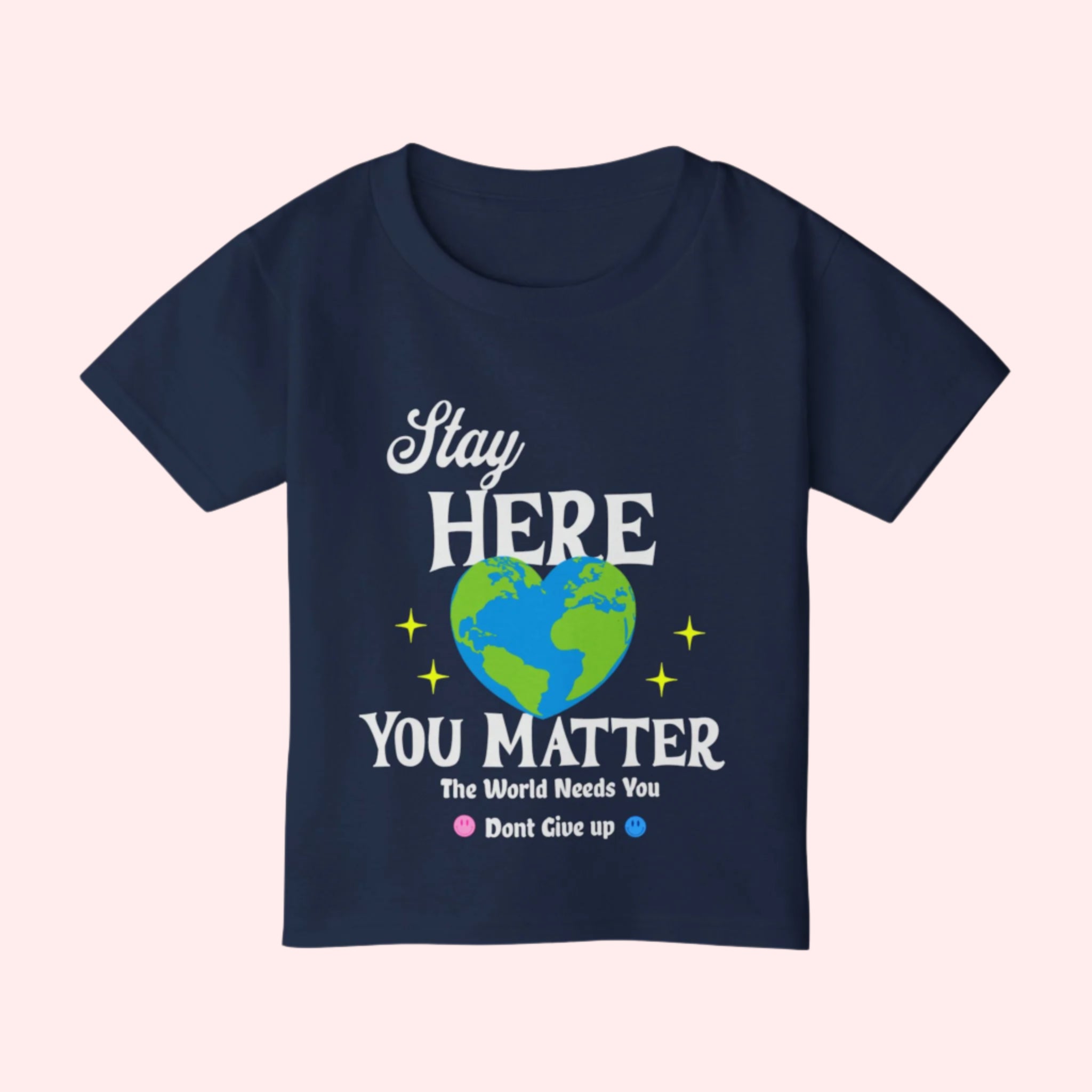 Stay Here Toddler Shirt