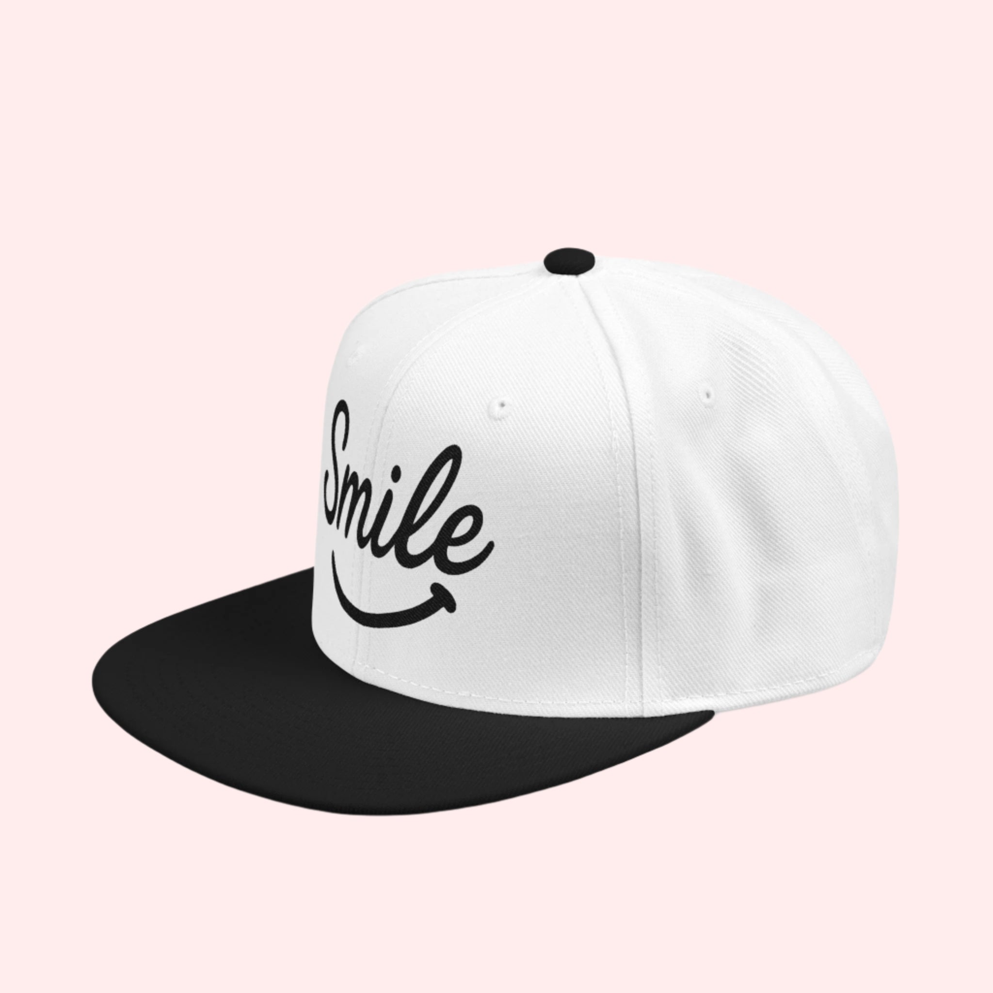 Signature Smile Snapback Hat