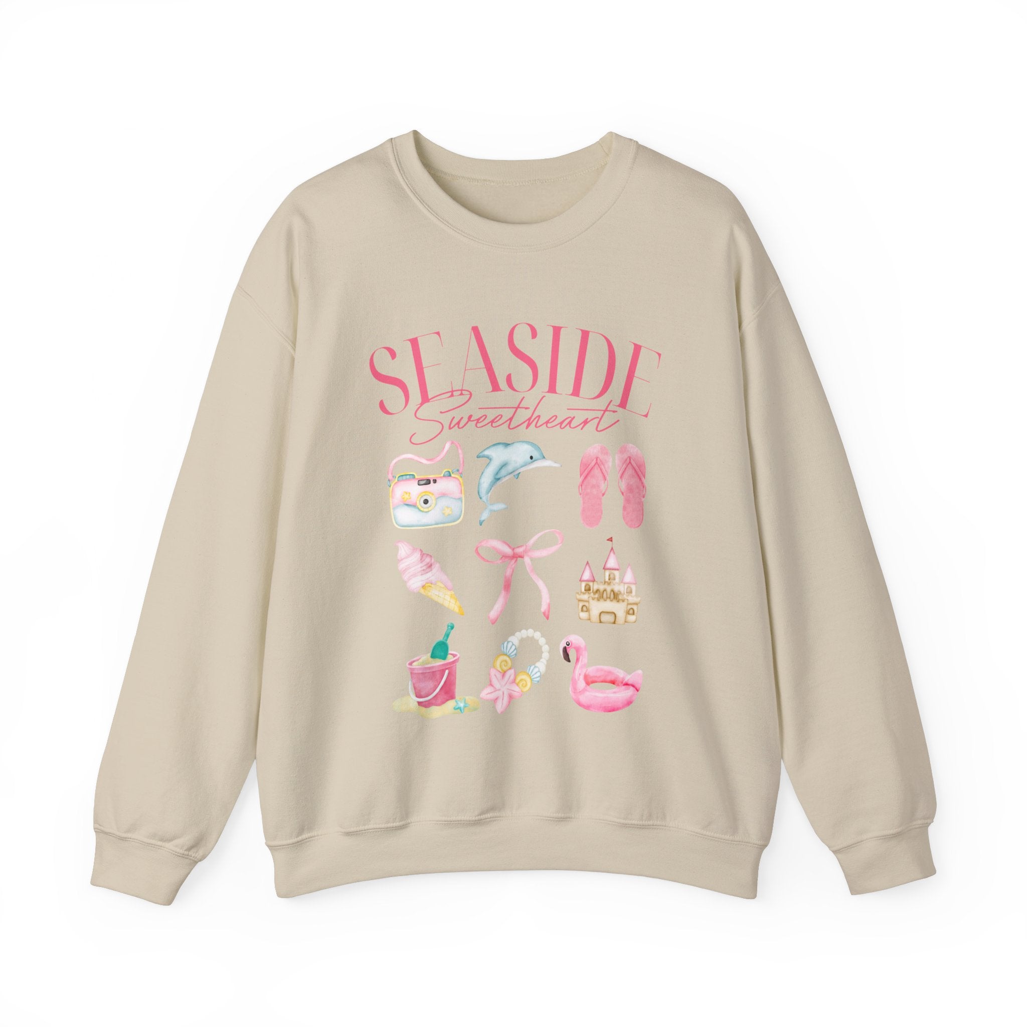 Seaside Sweetheart Crewneck - Smile Clothing