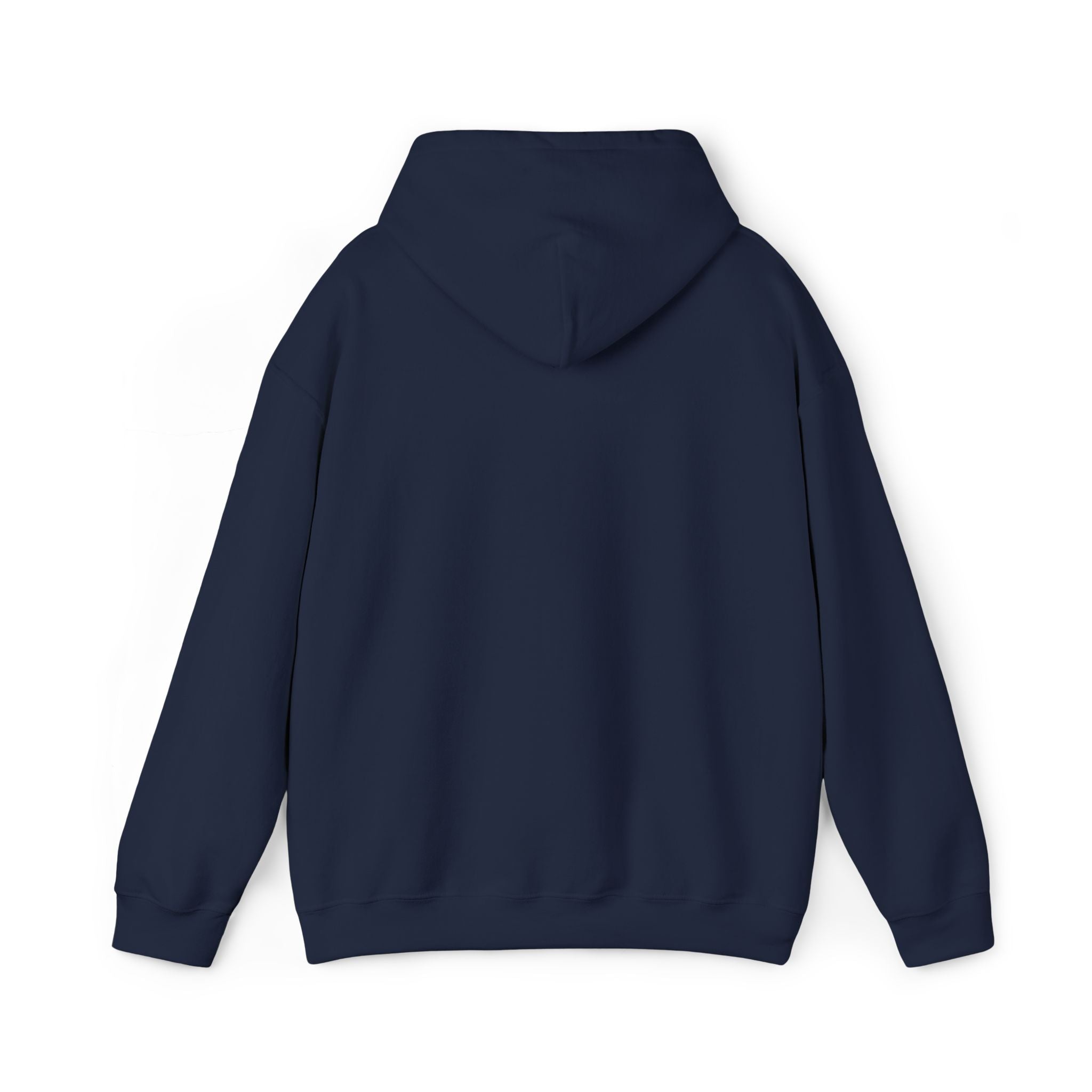 Smile It Looks Good On You Embroidered Hoodie – Navy