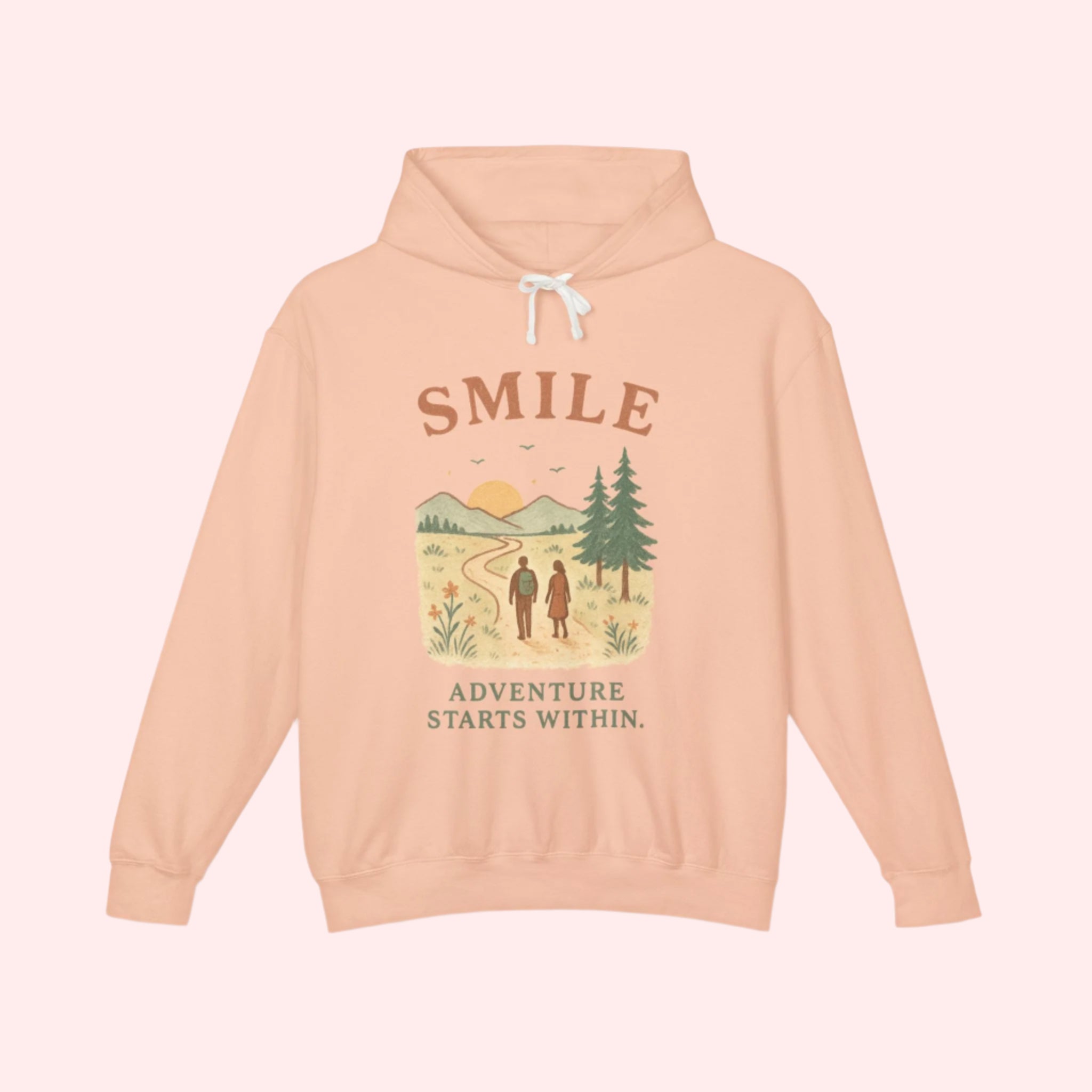Smile “Adventures Start Within” Hoodie
