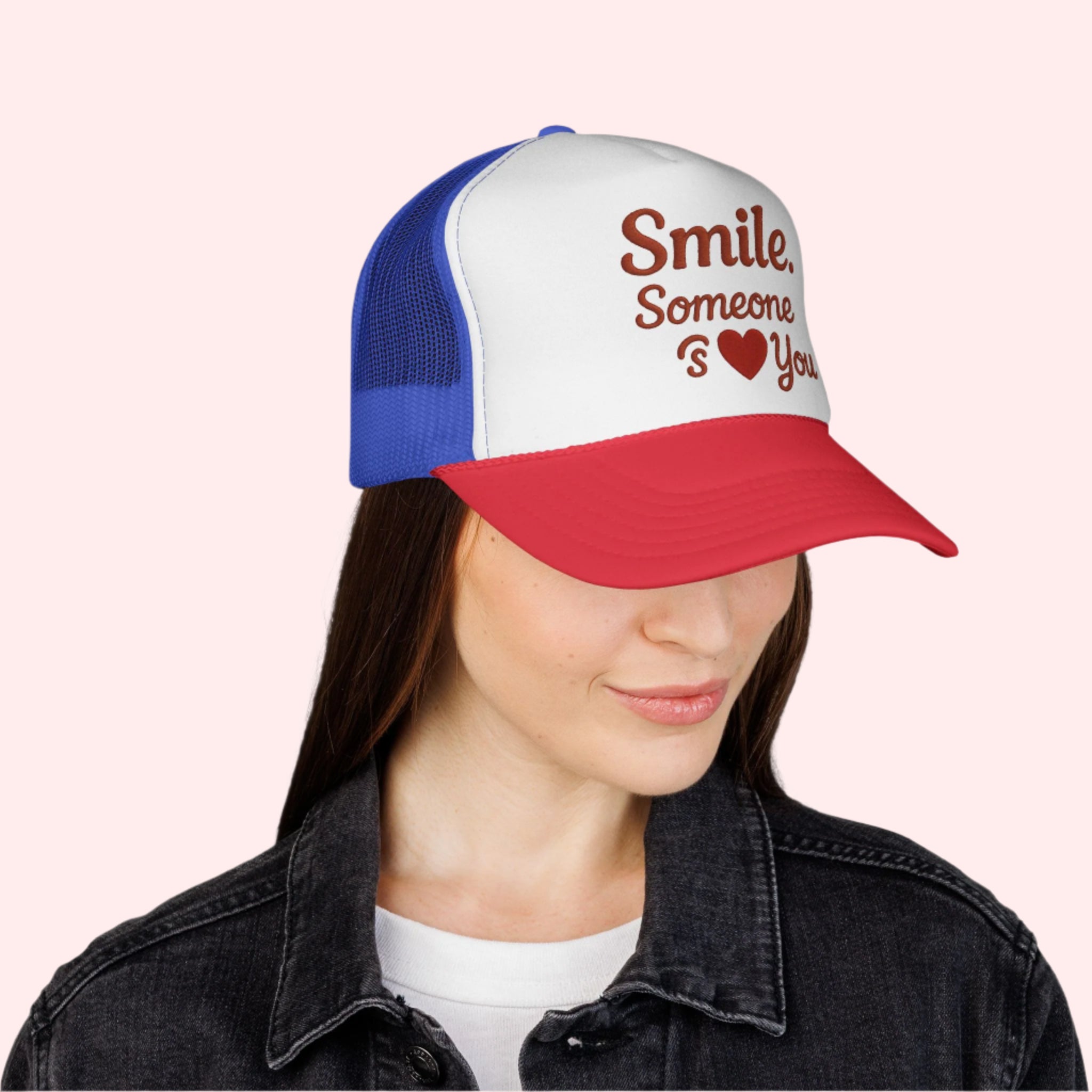 Smile Someone Loves You Hat