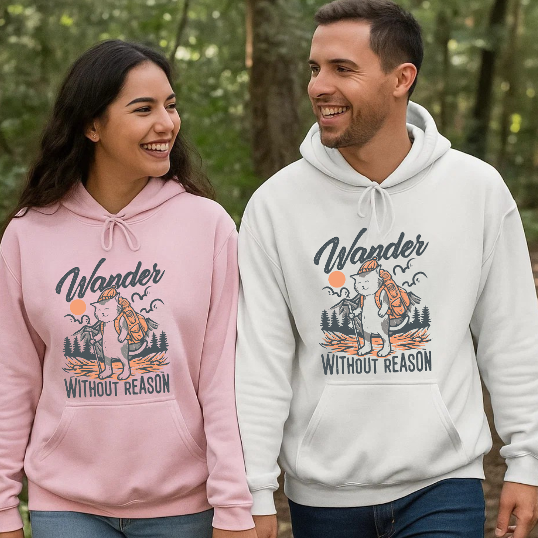 Wander Without Reason Hoodie - Smile Clothing