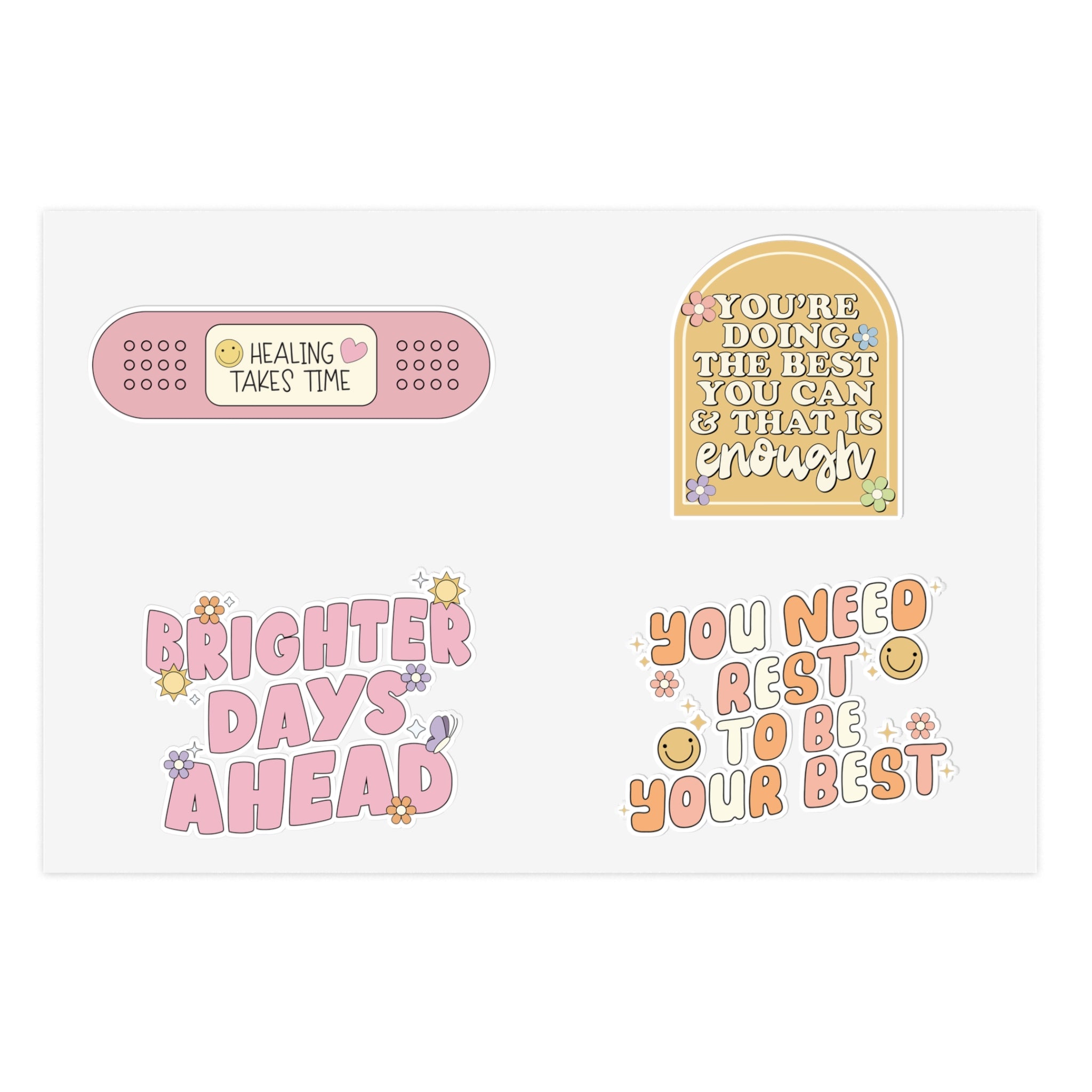 Brighter Days Sticker Pack - Smile Clothing