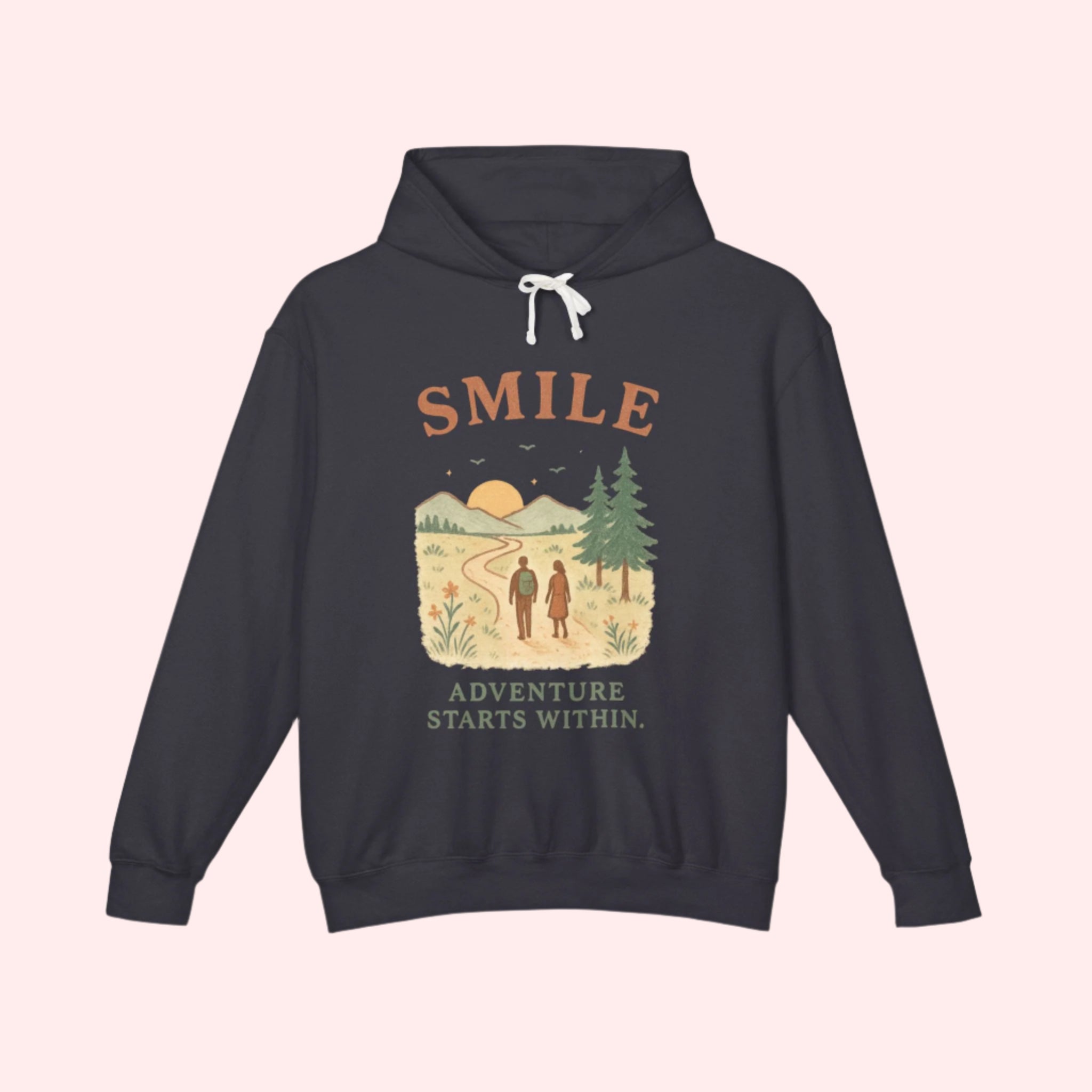 Smile “Adventures Start Within” Hoodie