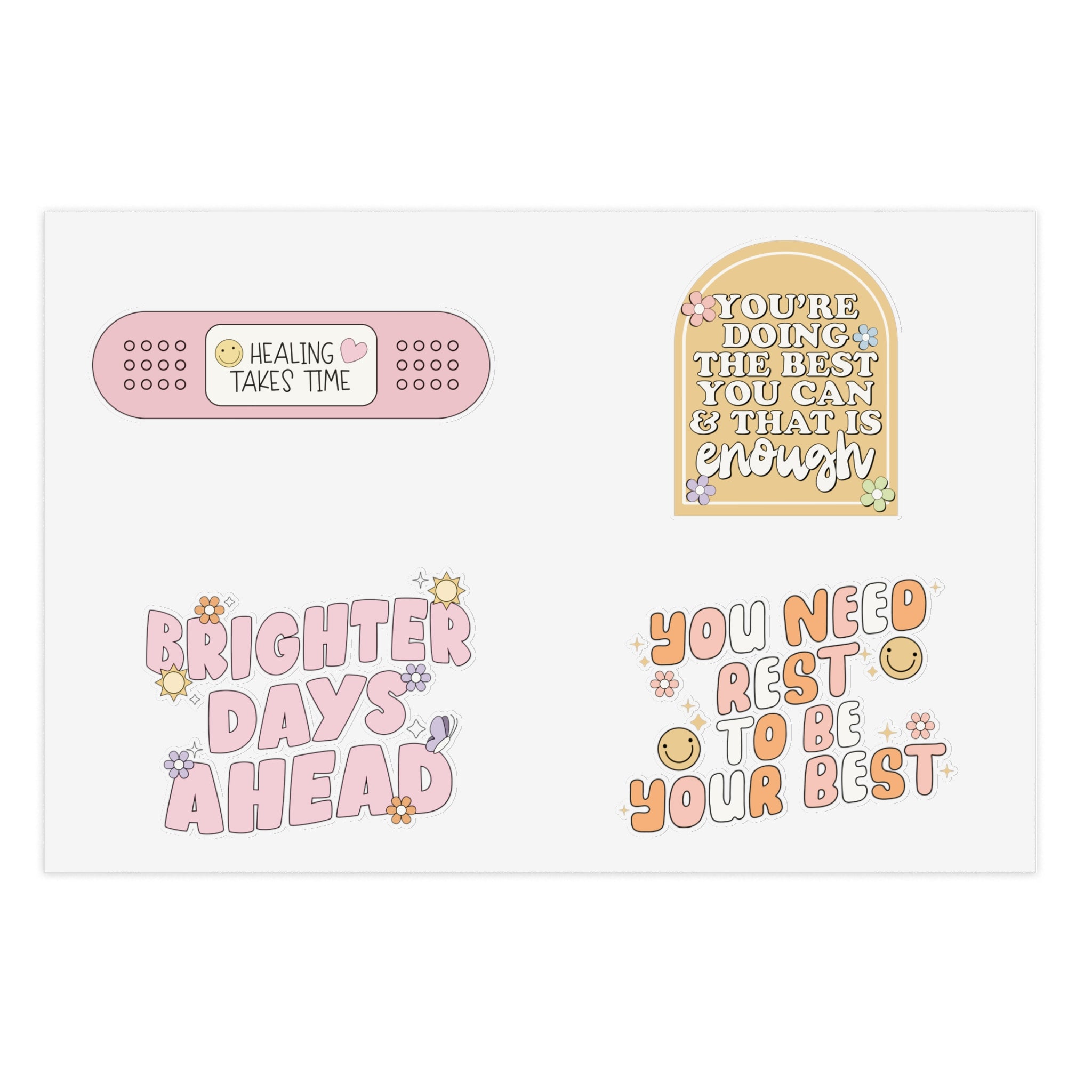 Brighter Days Sticker Pack - Smile Clothing